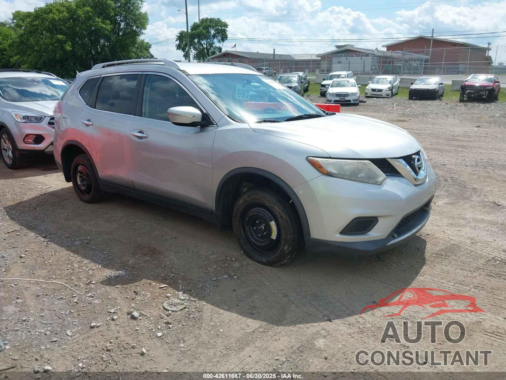 NISSAN ROGUE 2015 - KNMAT2MT5FP552850