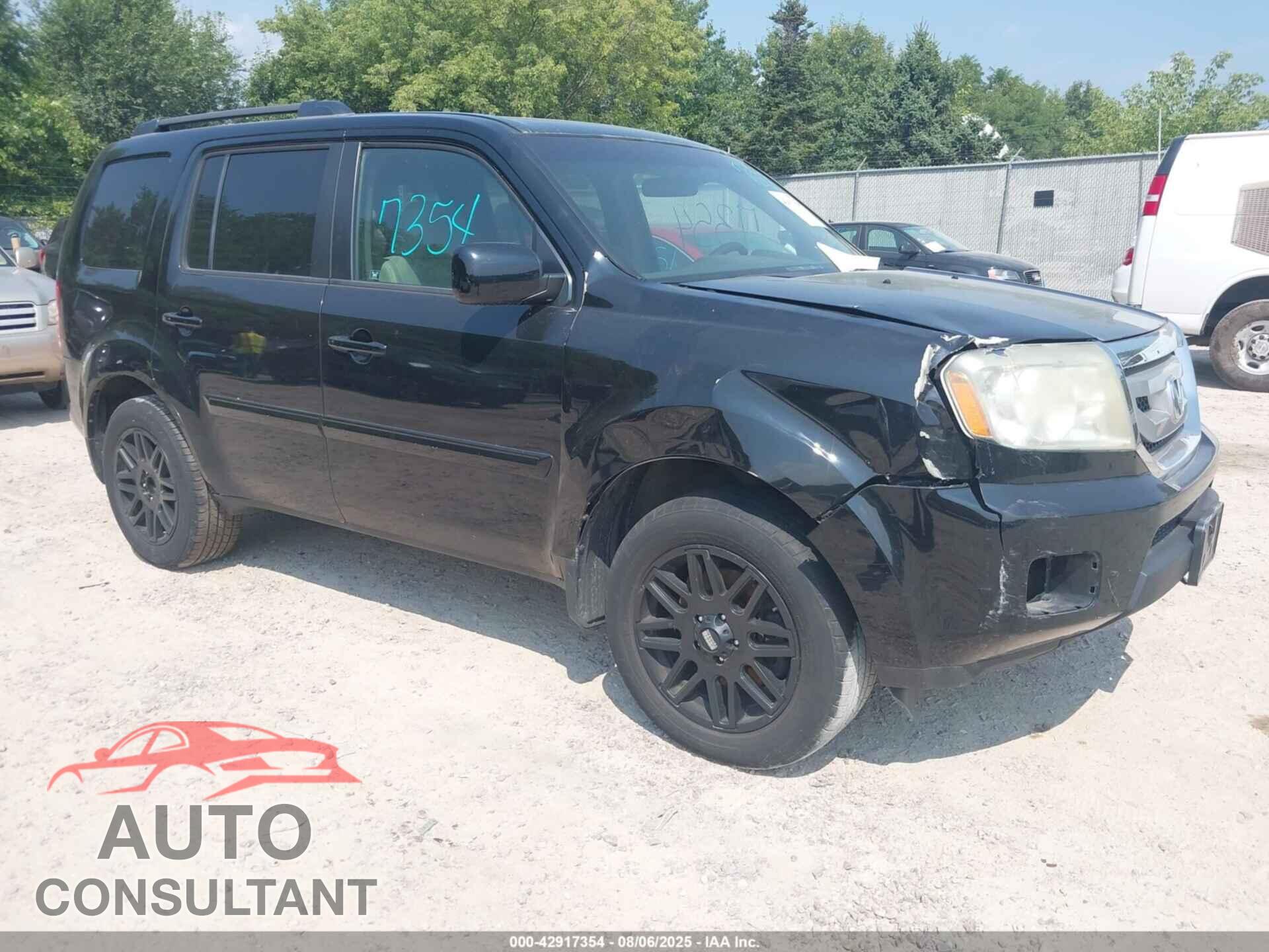 HONDA PILOT 2011 - 5FNYF4H45BB072977