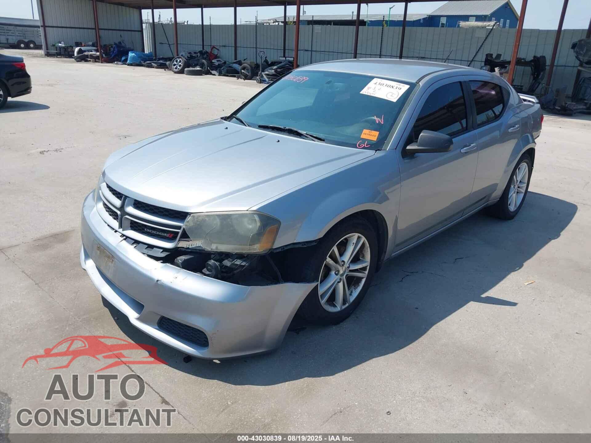 DODGE AVENGER 2014 - 1C3CDZAG4EN136986