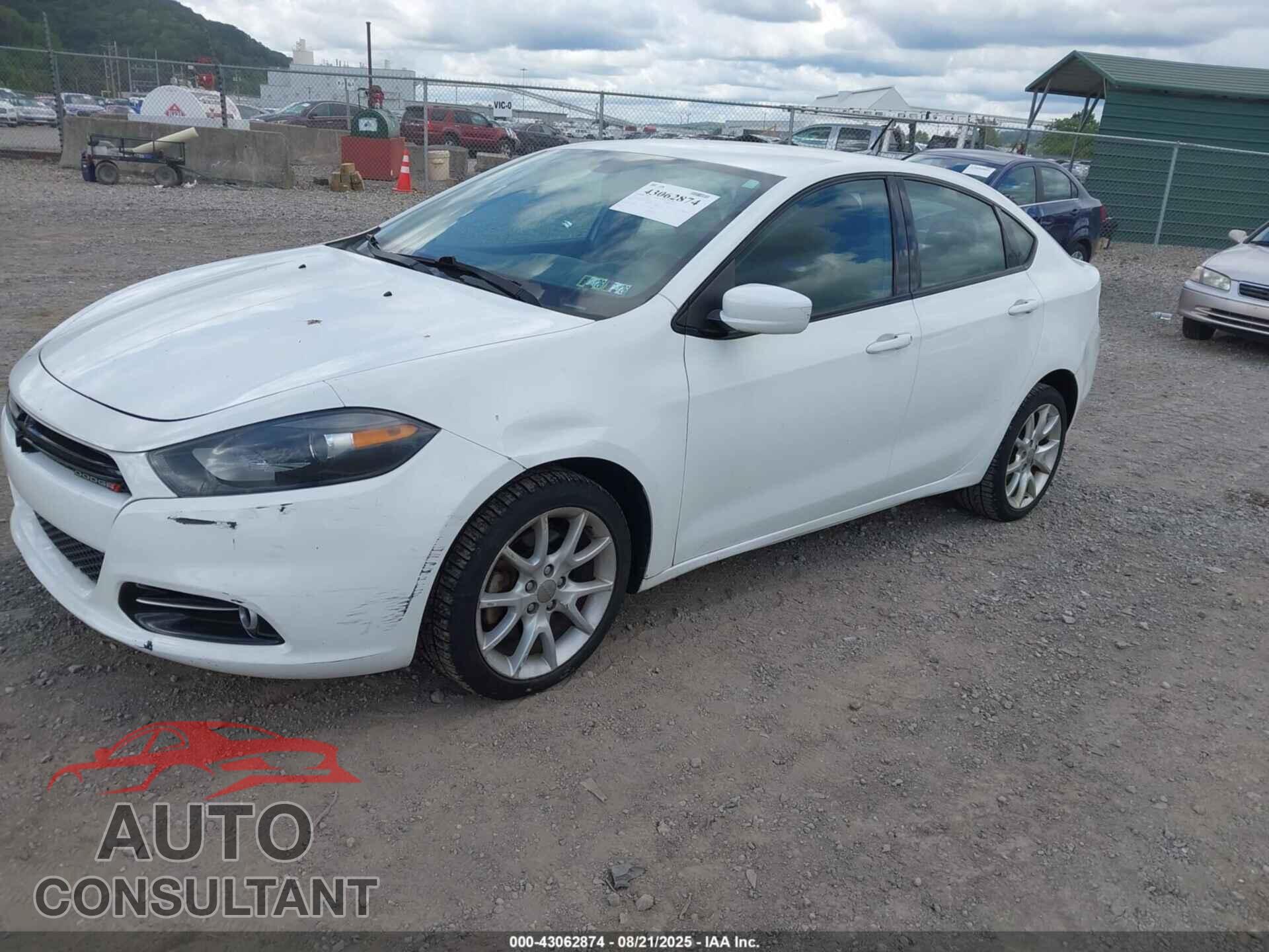 DODGE DART 2013 - 1C3CDFBA3DD292966