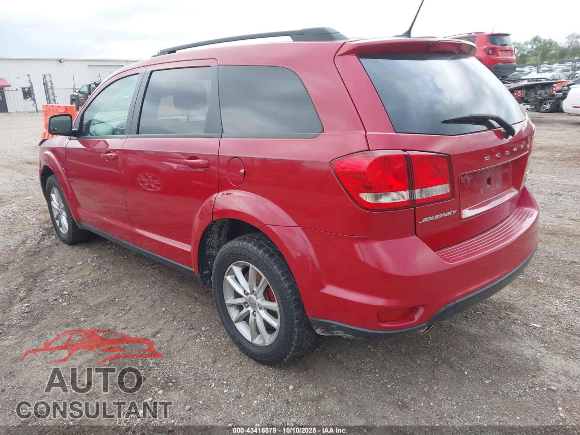 DODGE JOURNEY 2015 - 3C4PDCBG5FT742209