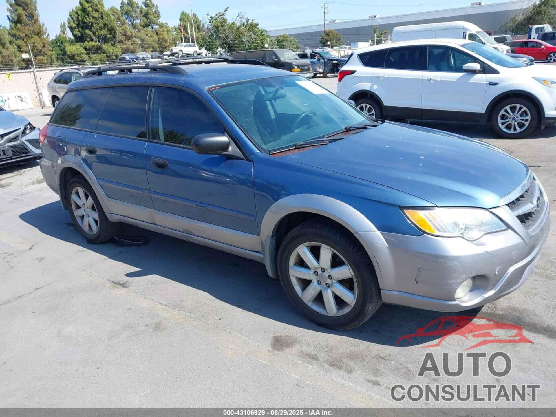 SUBARU OUTBACK 2009 - 4S4BP61C997332101