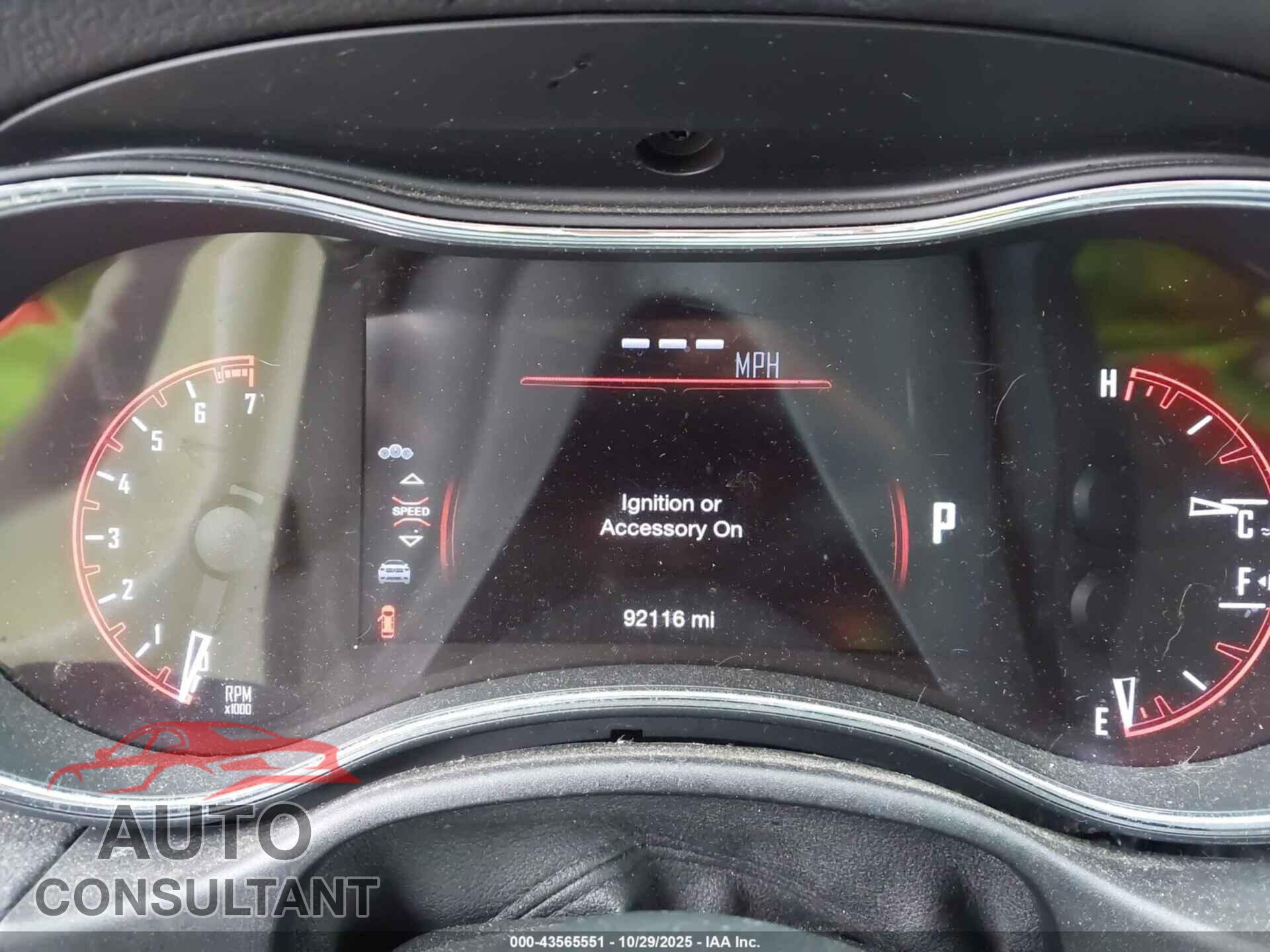 DODGE DURANGO 2017 - 1C4RDJAG5HC799460