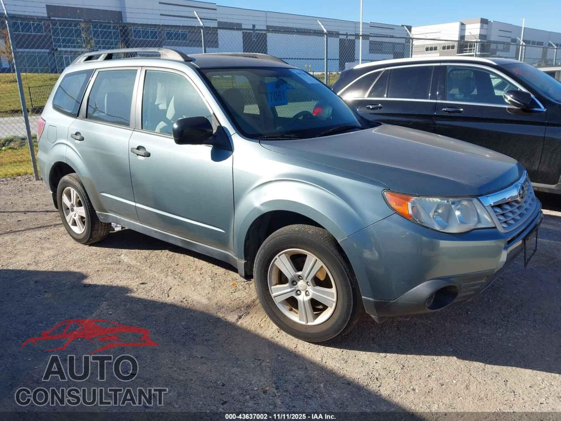 SUBARU FORESTER 2012 - JF2SHBBC8CH431133