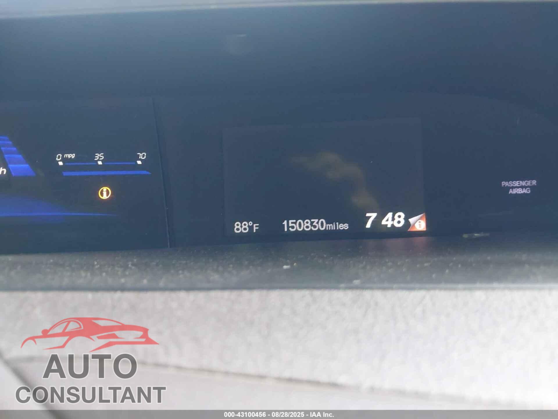 HONDA CIVIC 2012 - 2HGFB2F80CH588321