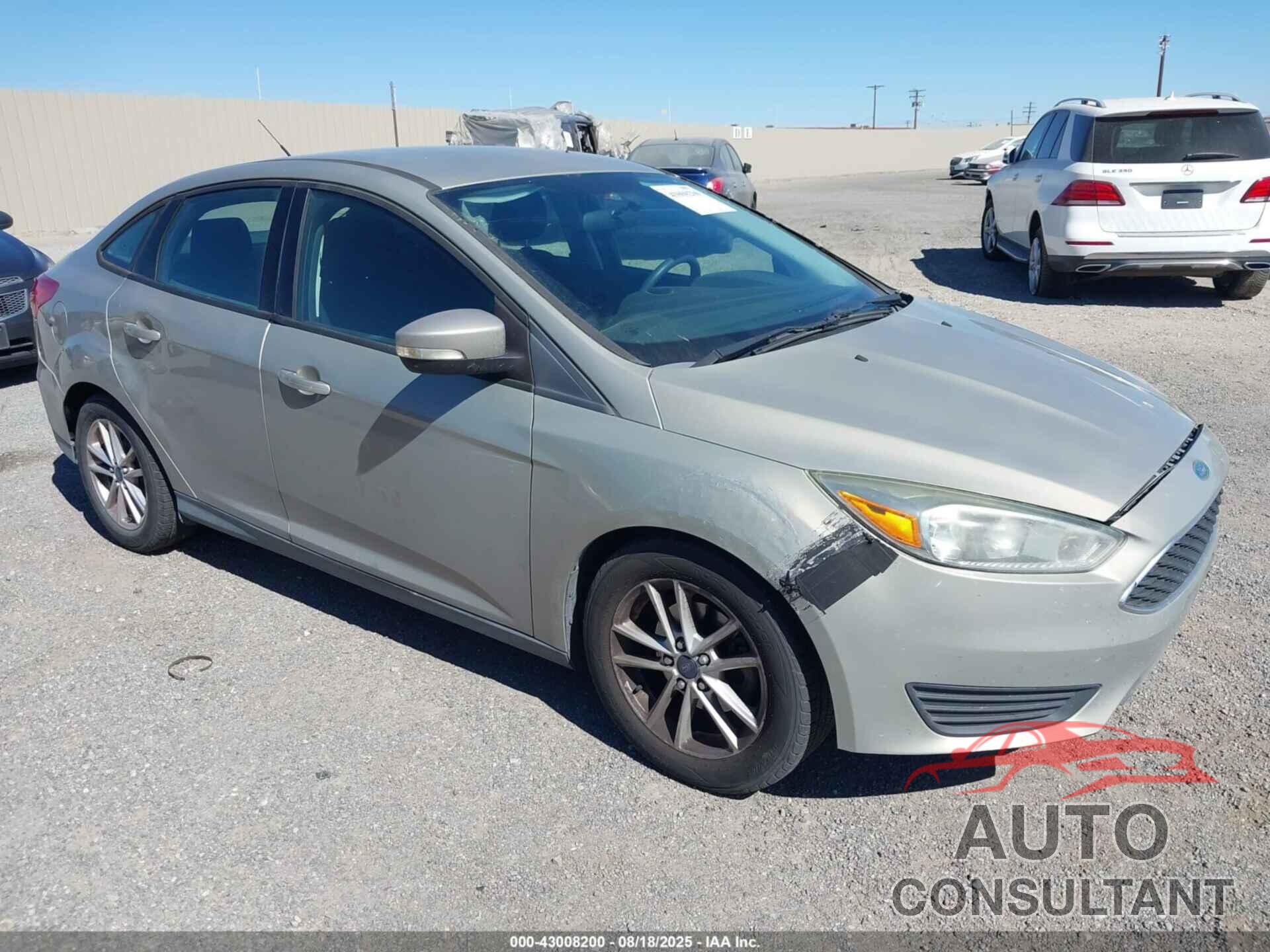 FORD FOCUS 2015 - 1FADP3F23FL205607