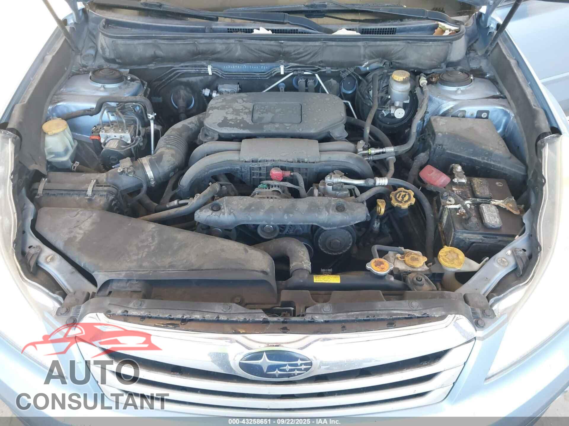 SUBARU OUTBACK 2012 - 4S4BRBCC3C3246152