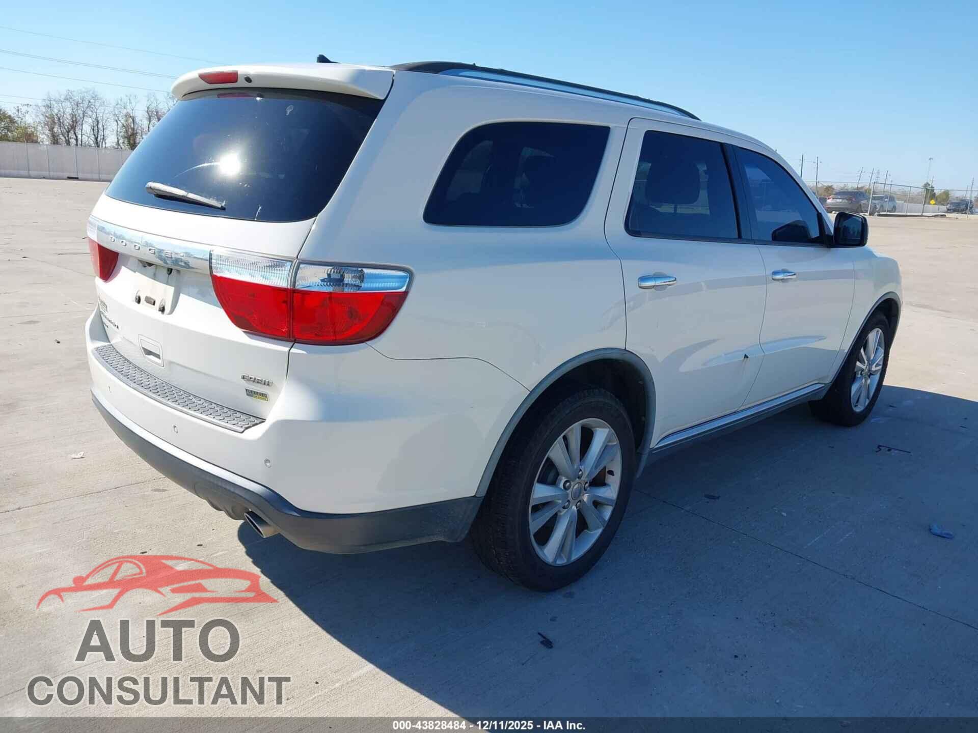 DODGE DURANGO 2011 - 1D4RE4GG5BC662891