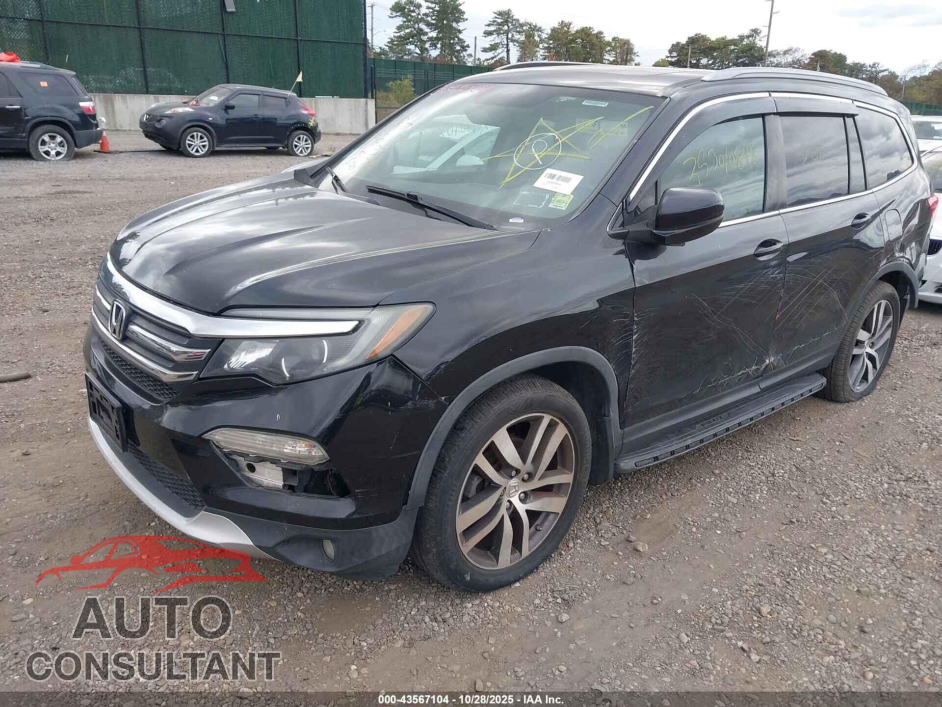 HONDA PILOT 2017 - 5FNYF6H53HB024357