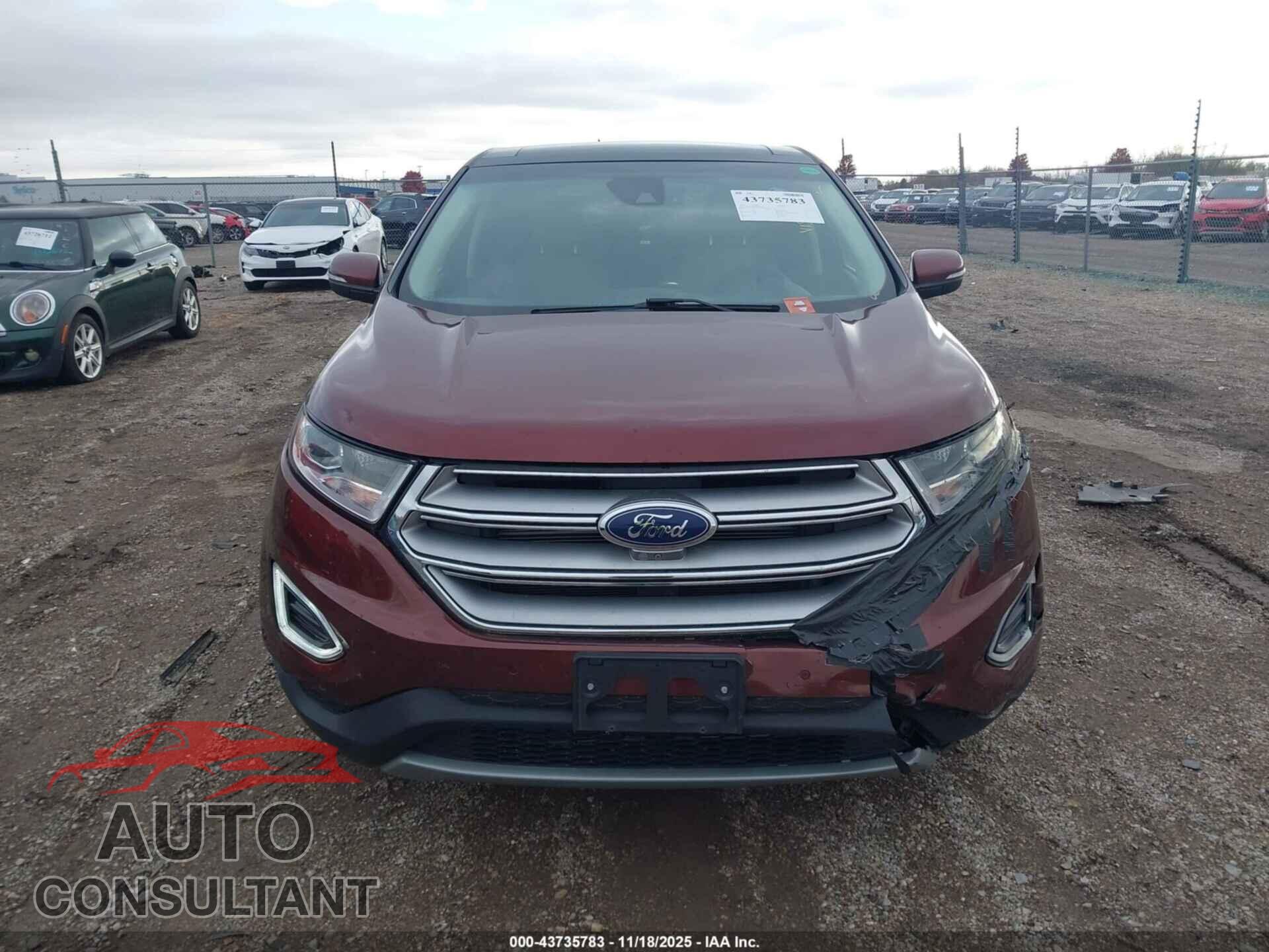 FORD EDGE 2015 - 2FMPK3K86FBB00524
