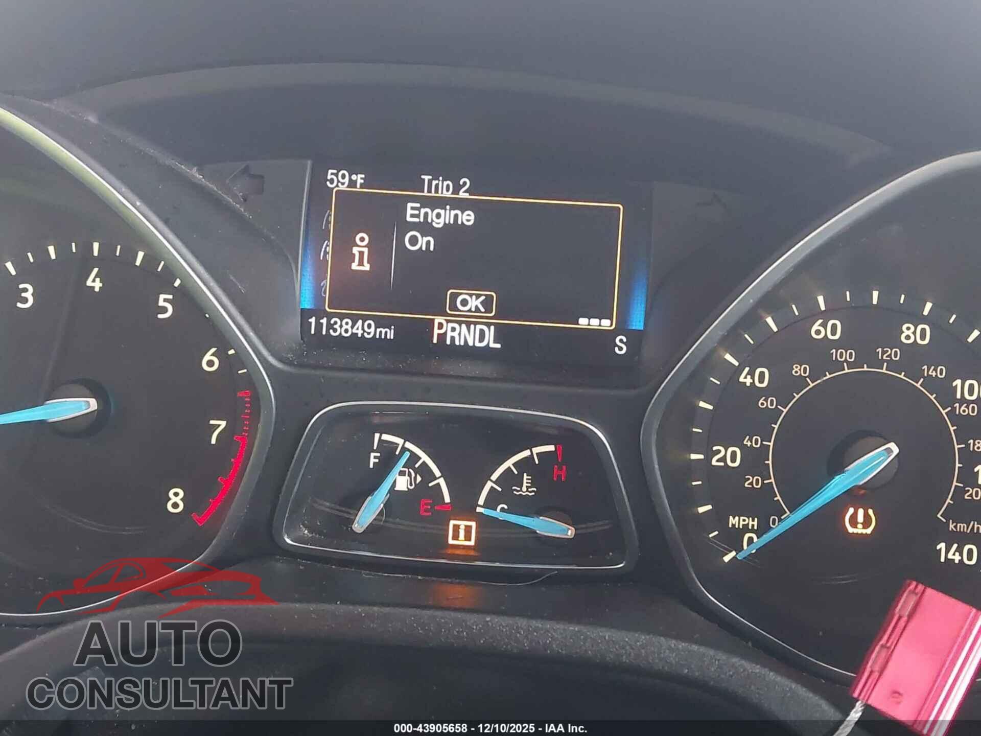 FORD FOCUS 2017 - 1FADP3F2XHL252099