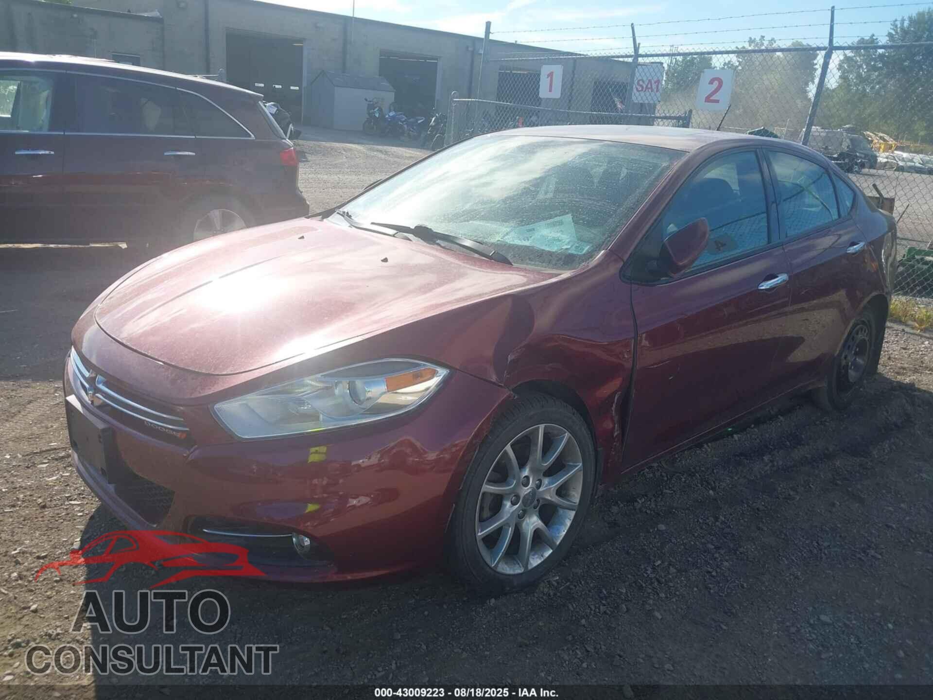 DODGE DART 2015 - 1C3CDFCB6FD205796