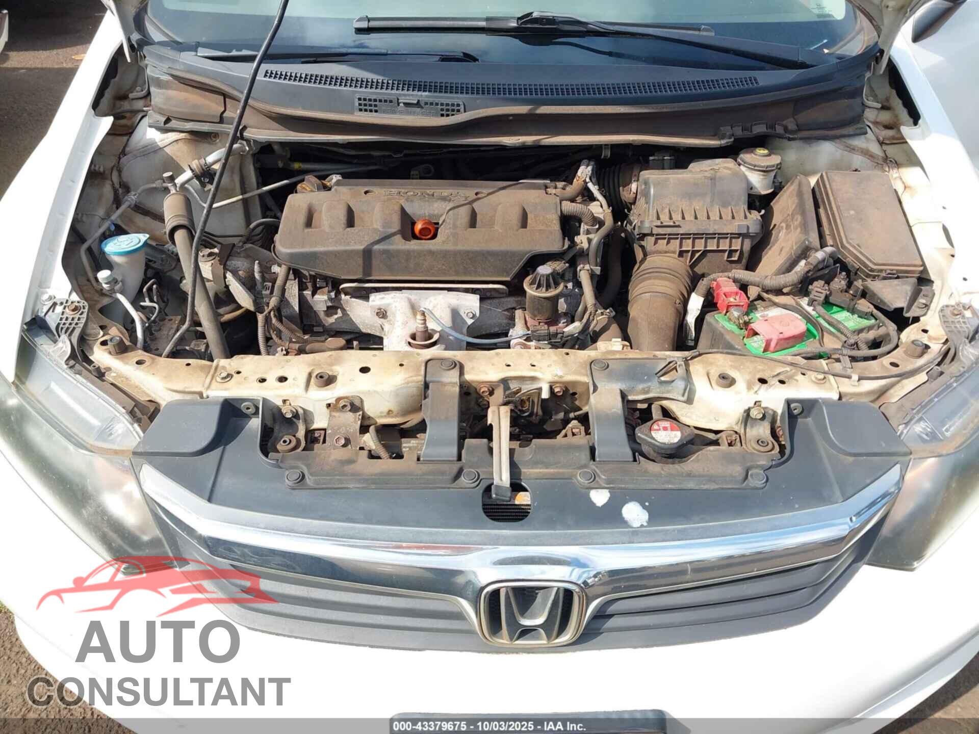 HONDA CIVIC 2012 - 2HGFB2F52CH609661