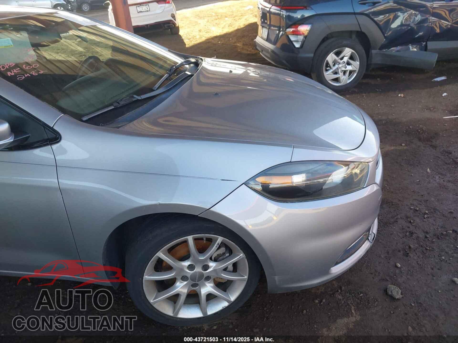 DODGE DART 2014 - 1C3CDFBB5ED742482
