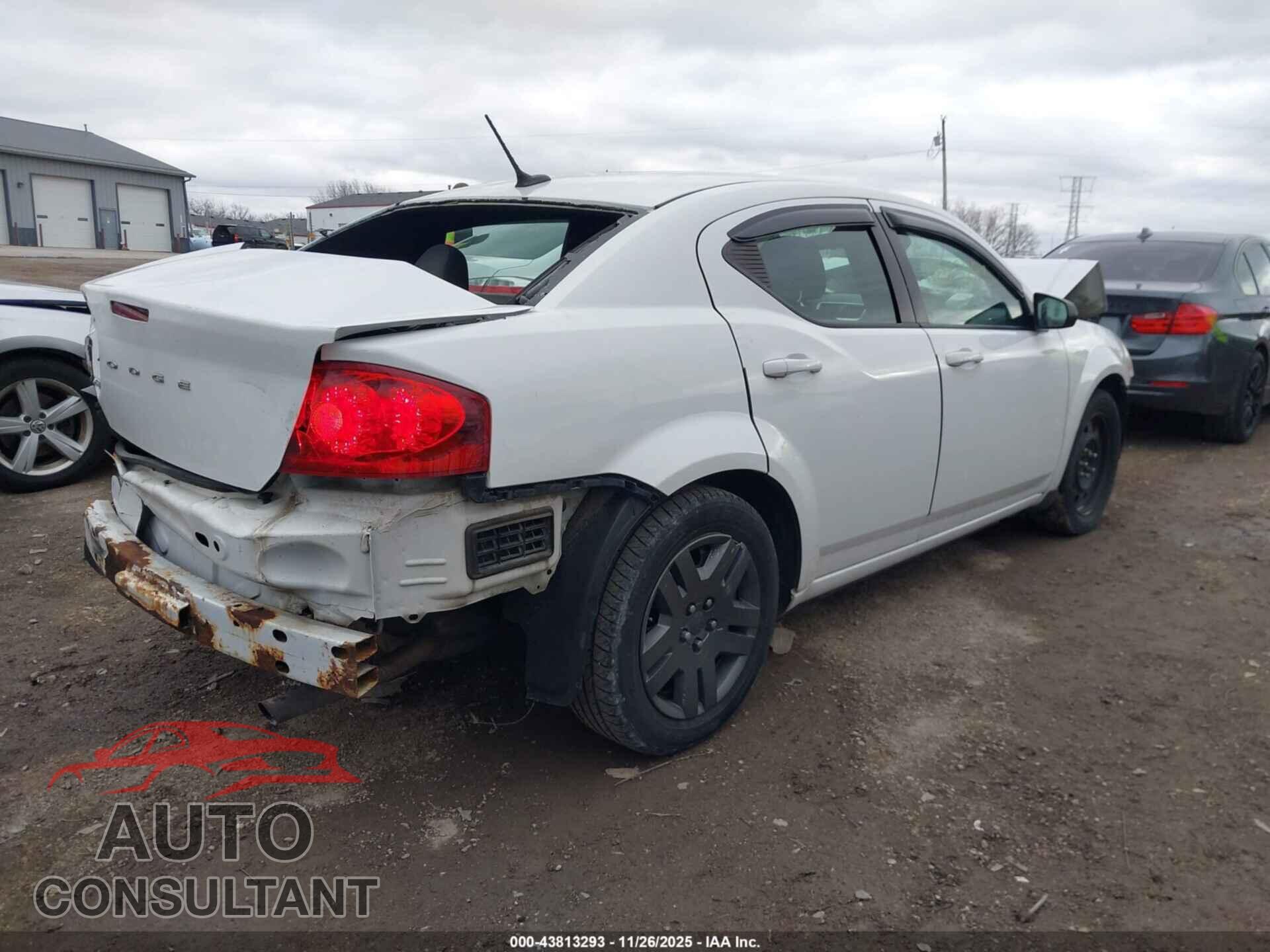 DODGE AVENGER 2011 - 1B3BD4FB9BN563214