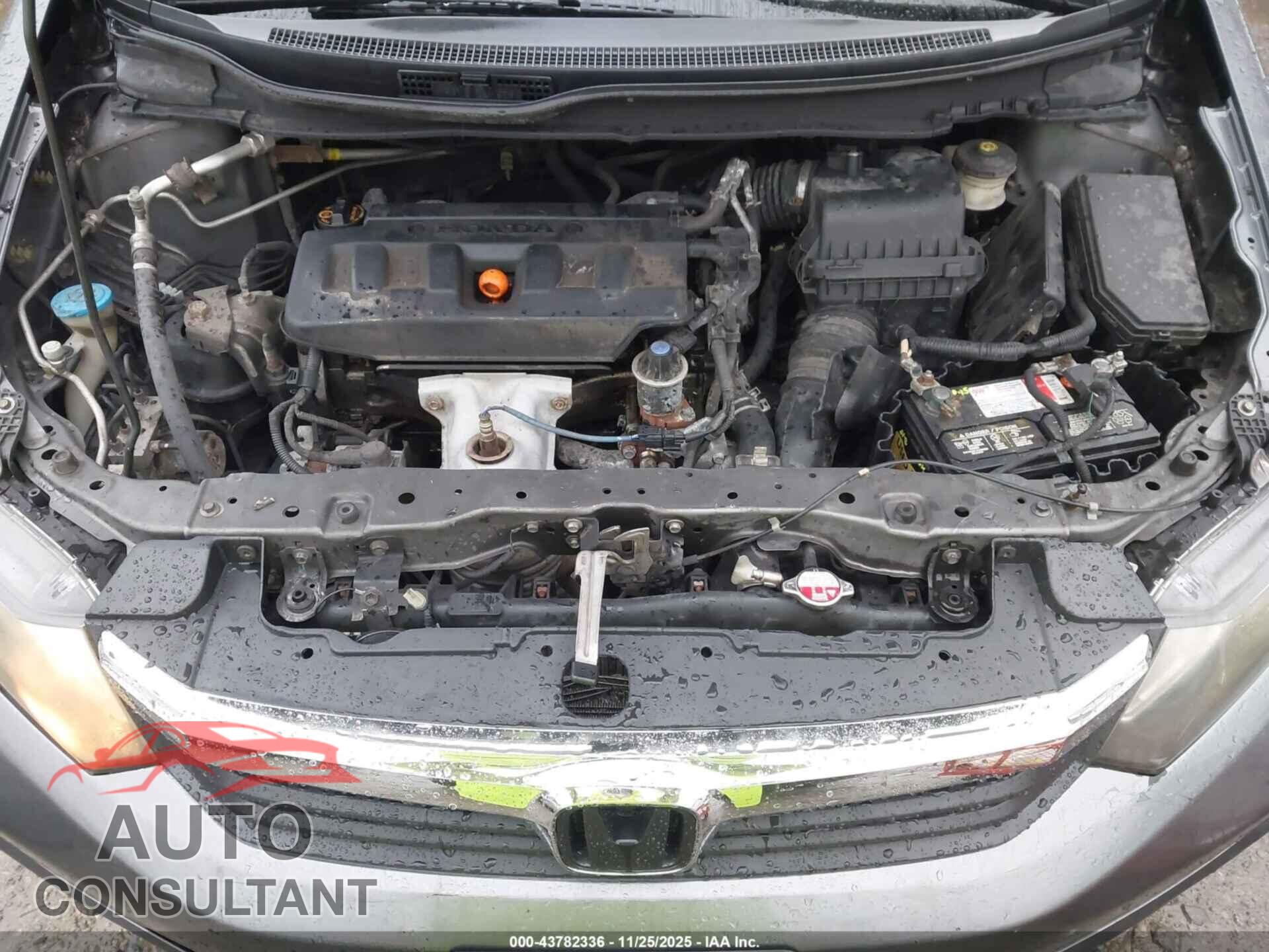 HONDA CIVIC 2012 - 19XFB2F87CE305505