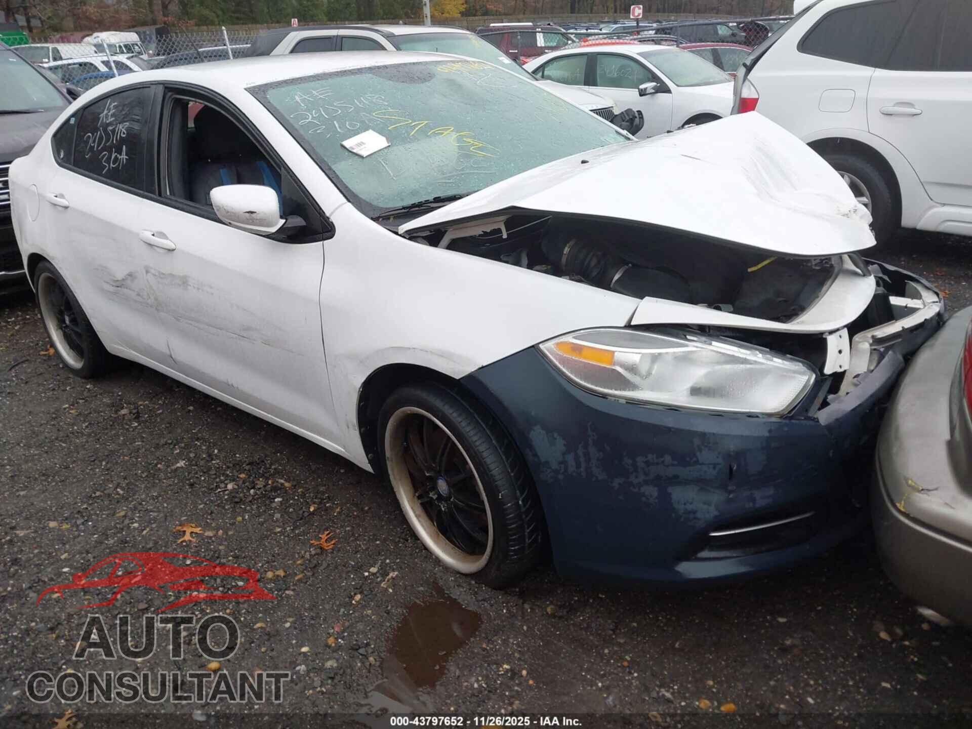 DODGE DART 2013 - 1C3CDFBA6DD150952