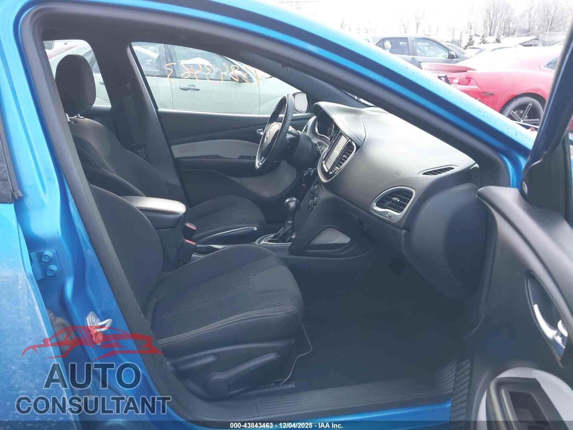 DODGE DART 2015 - 1C3CDFBB3FD242127