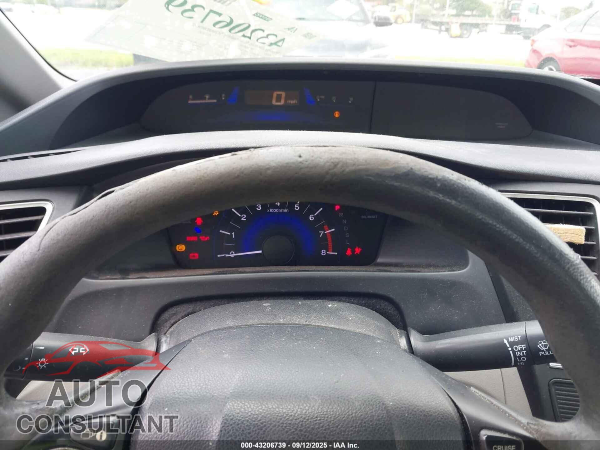 HONDA CIVIC 2014 - 19XFB2F53EE052613
