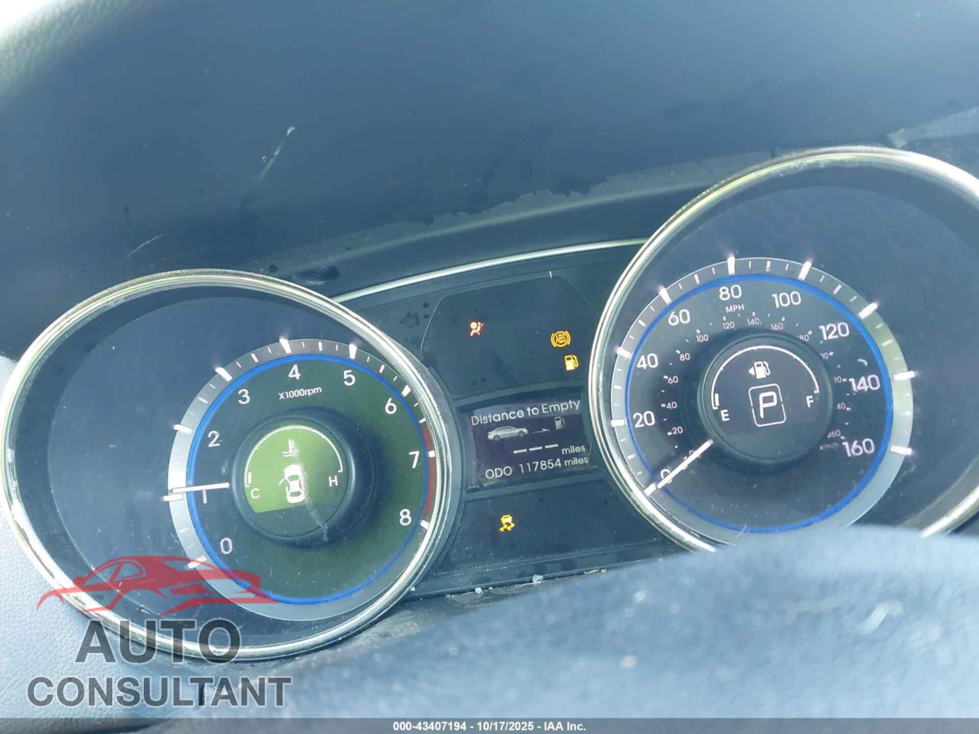 HYUNDAI SONATA 2013 - 5NPEC4AC0DH516249