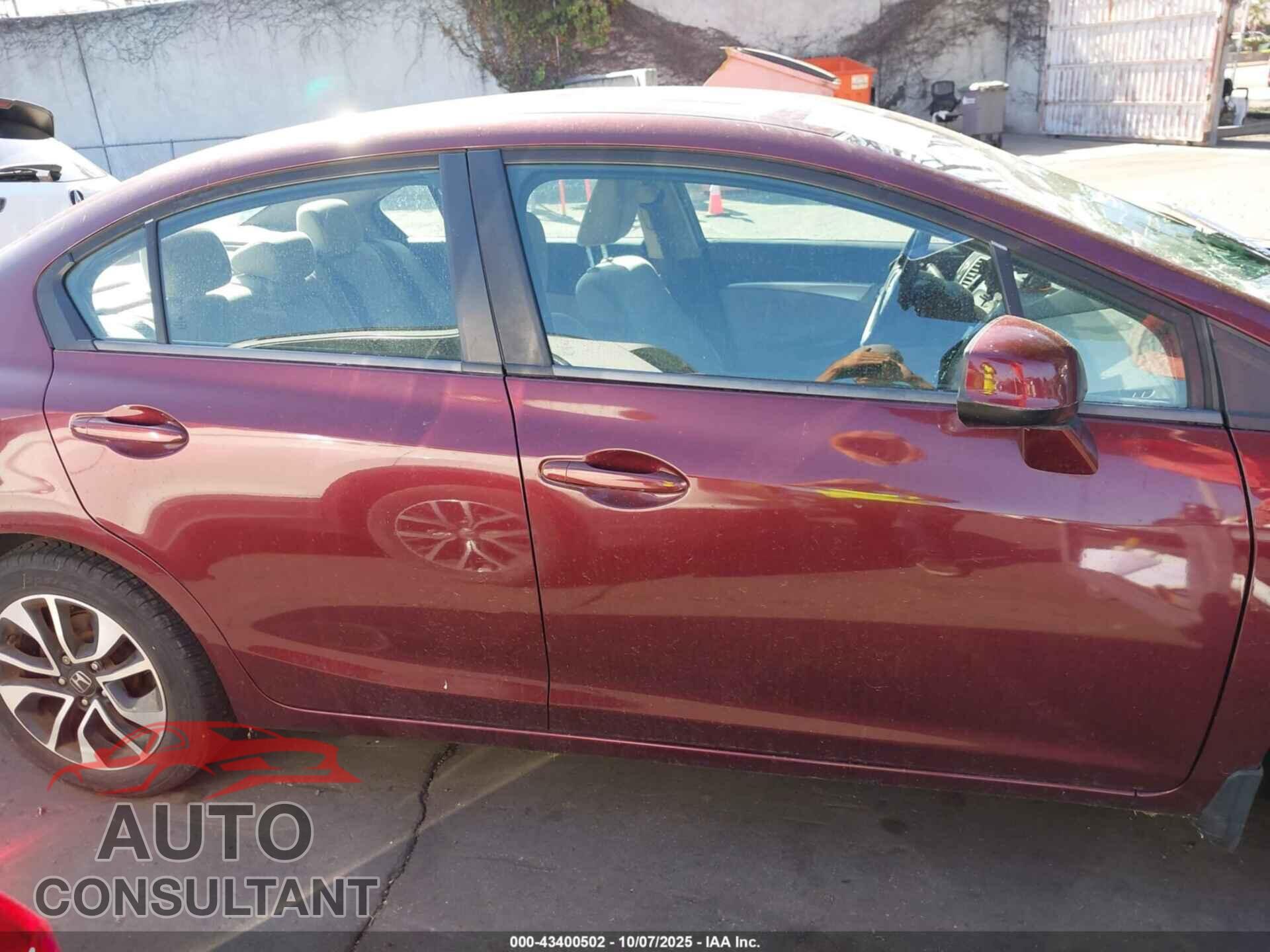 HONDA CIVIC 2013 - 19XFB2F89DE252078