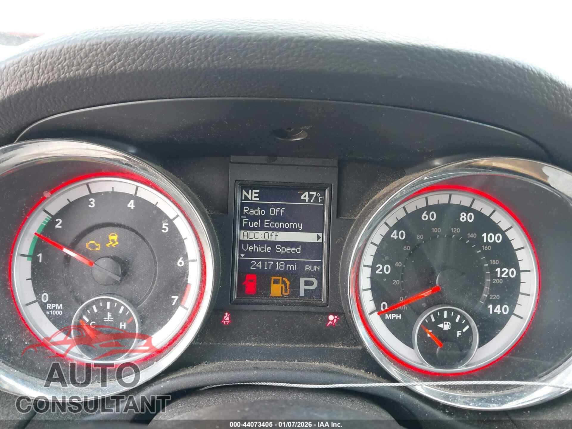 DODGE DURANGO 2012 - 1C4RDJEG1CC291960