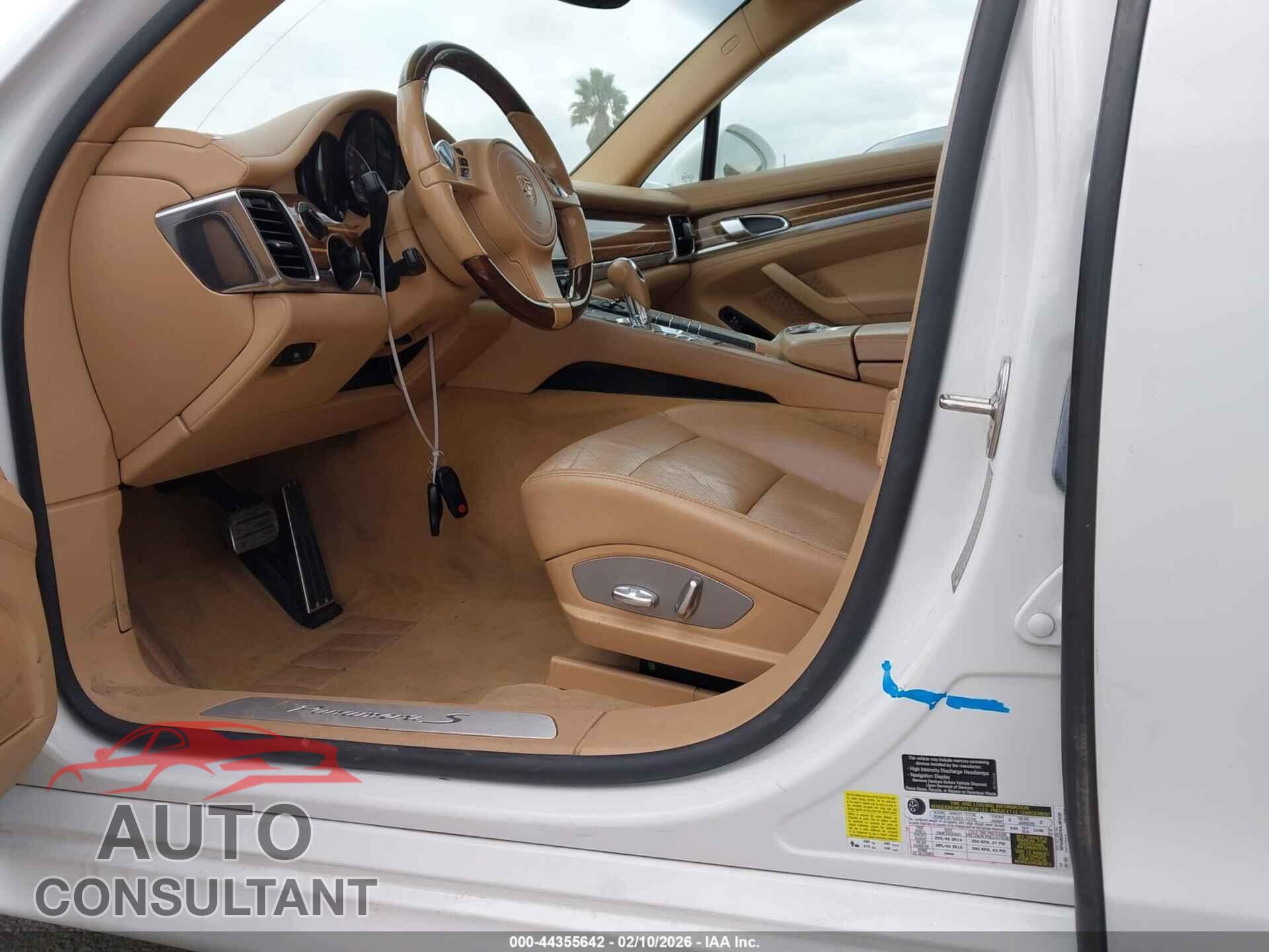 PORSCHE PANAMERA 2010 - WP0AB2A76AL061035