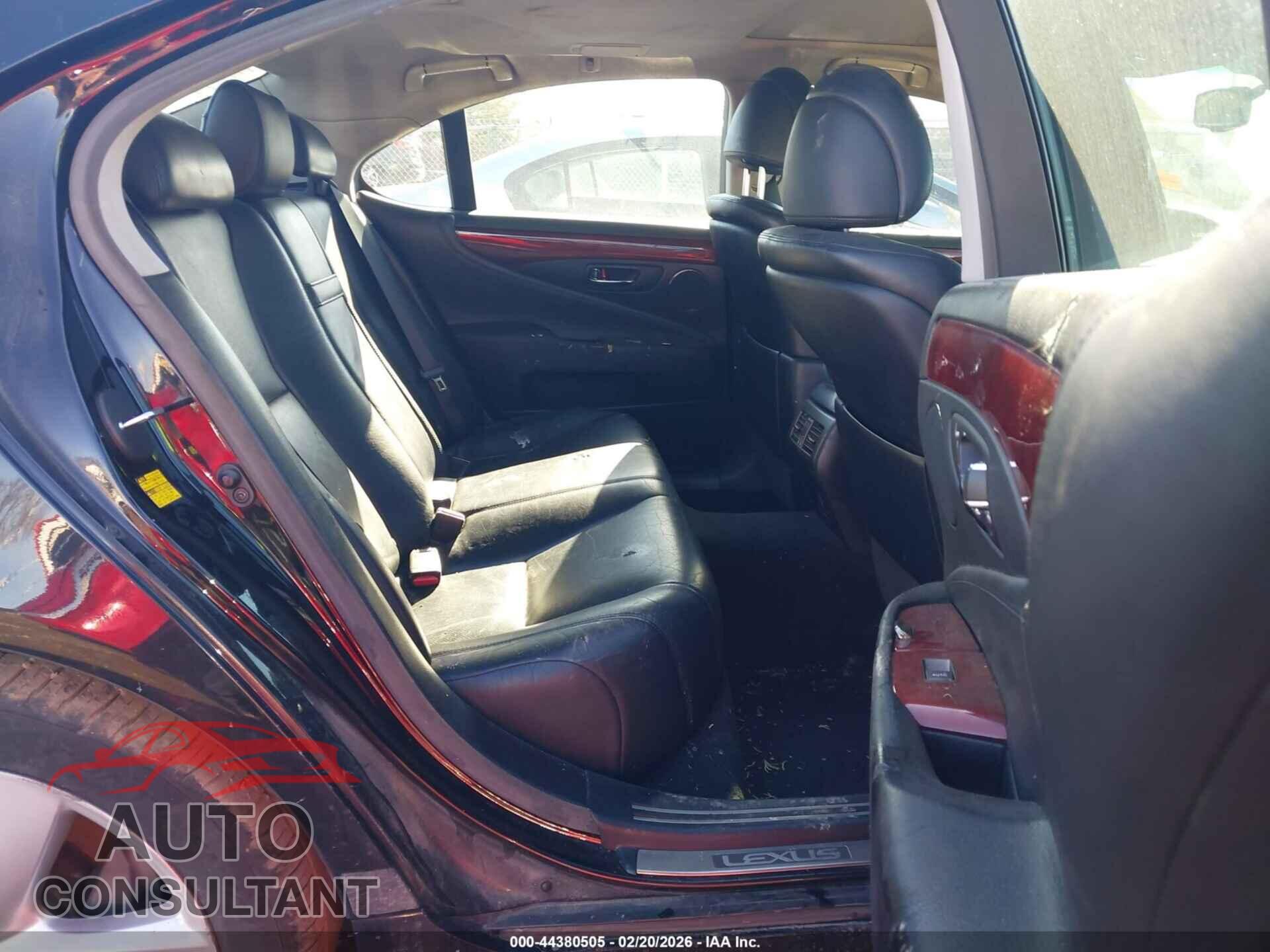 LEXUS LS 460 2010 - JTHBL5EF3A5096073