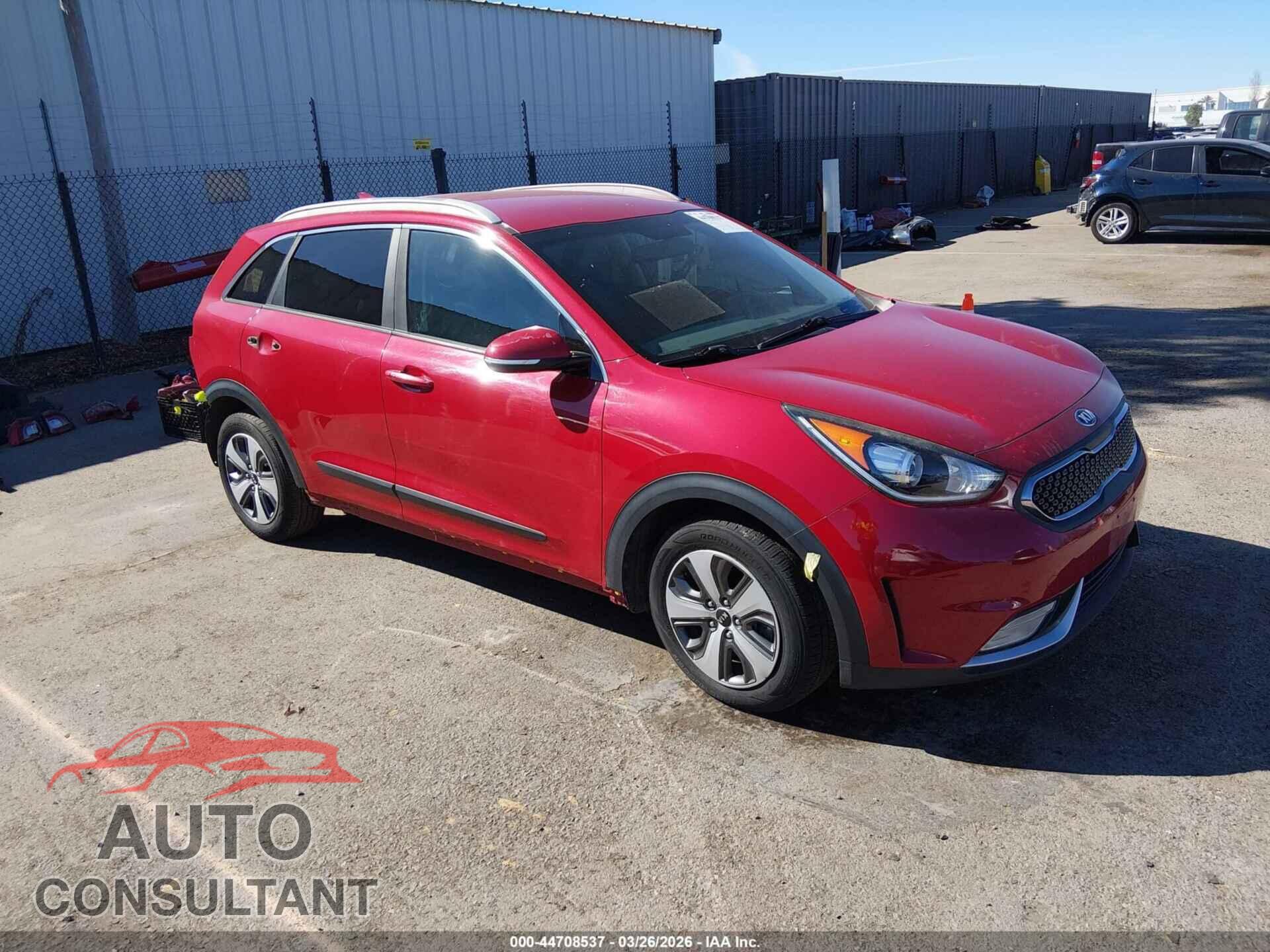 KIA NIRO 2017 - KNDCC3LC3H5048246