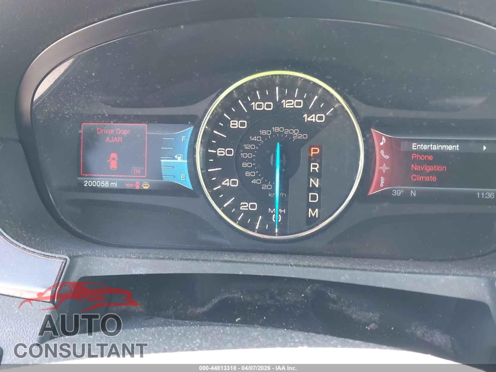 FORD EDGE 2011 - 2FMDK4KC9BBA52329