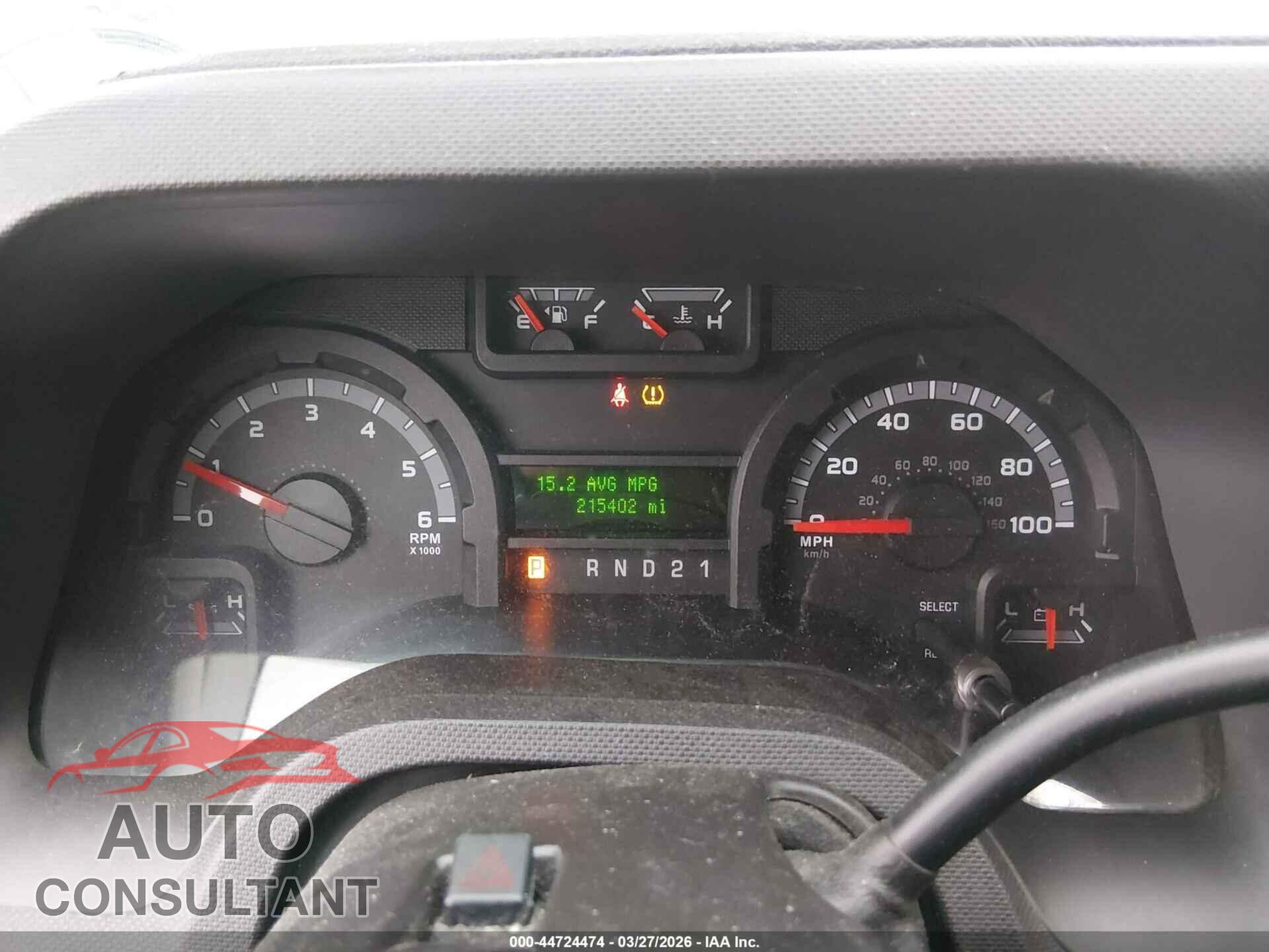 FORD E-150 2011 - 1FDNE1BW0BDA10257