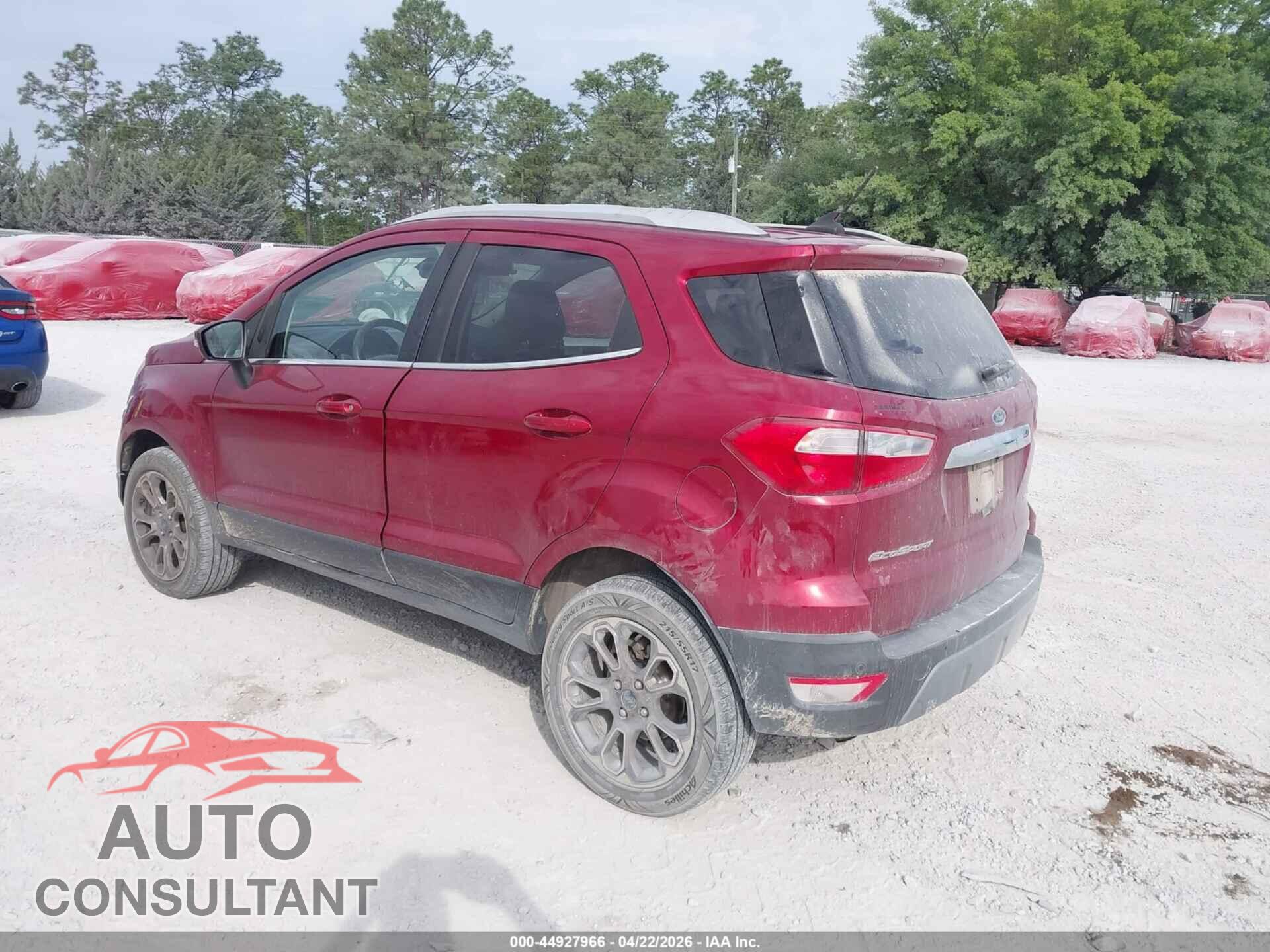 FORD ECOSPORT 2019 - MAJ6S3KL0KC279650