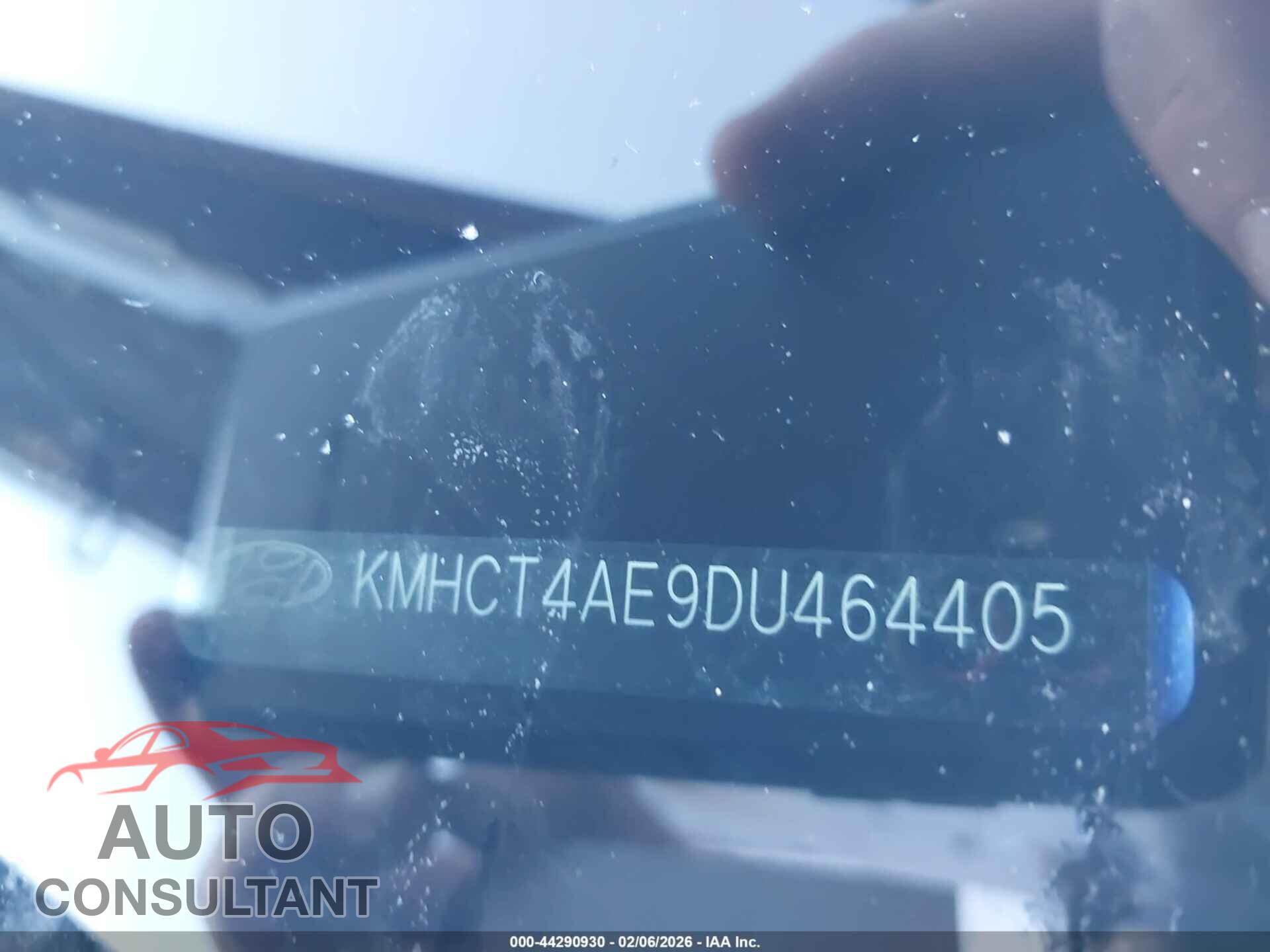 HYUNDAI ACCENT 2013 - KMHCT4AE9DU464405