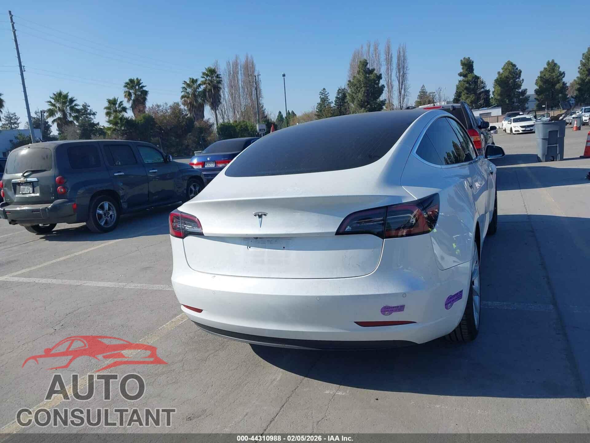 TESLA MODEL 3 2019 - 5YJ3E1EA5KF401604