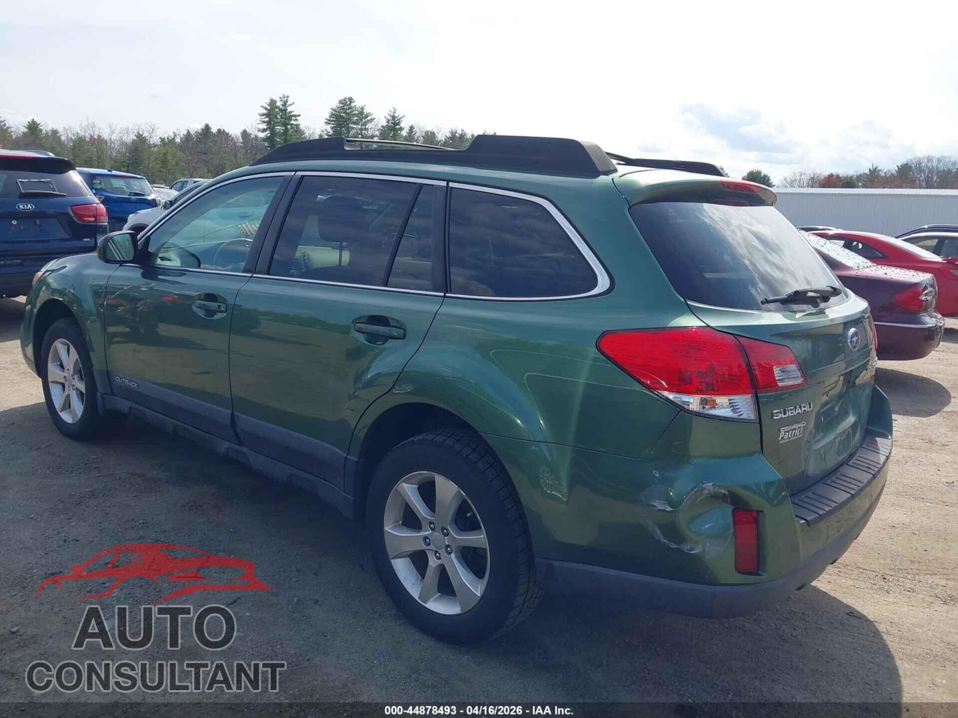 SUBARU OUTBACK 2013 - 4S4BRBGC9D3320699