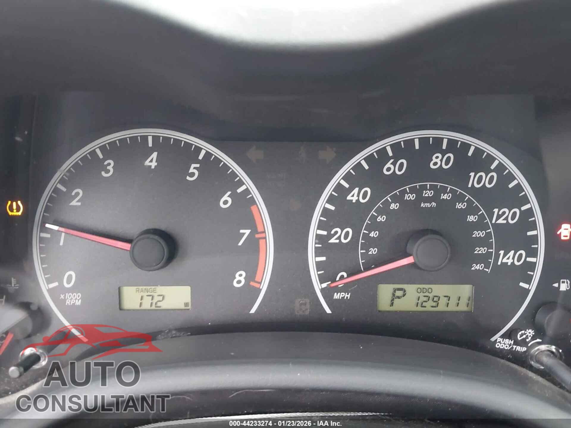 TOYOTA COROLLA 2013 - 5YFBU4EE4DP123773