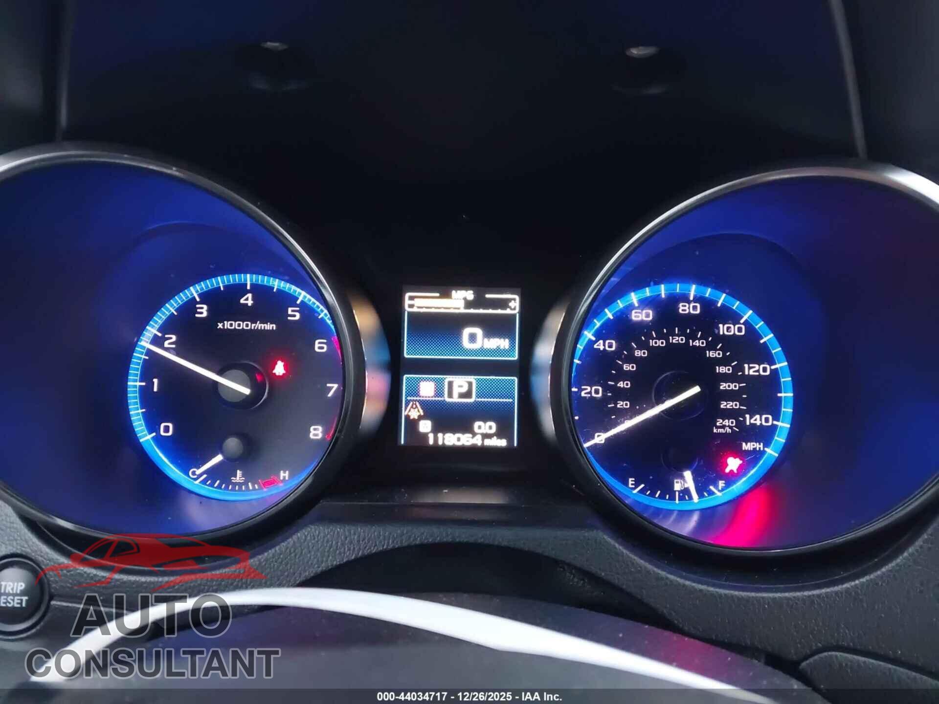 SUBARU OUTBACK 2015 - 4S4BSADC8F3261120