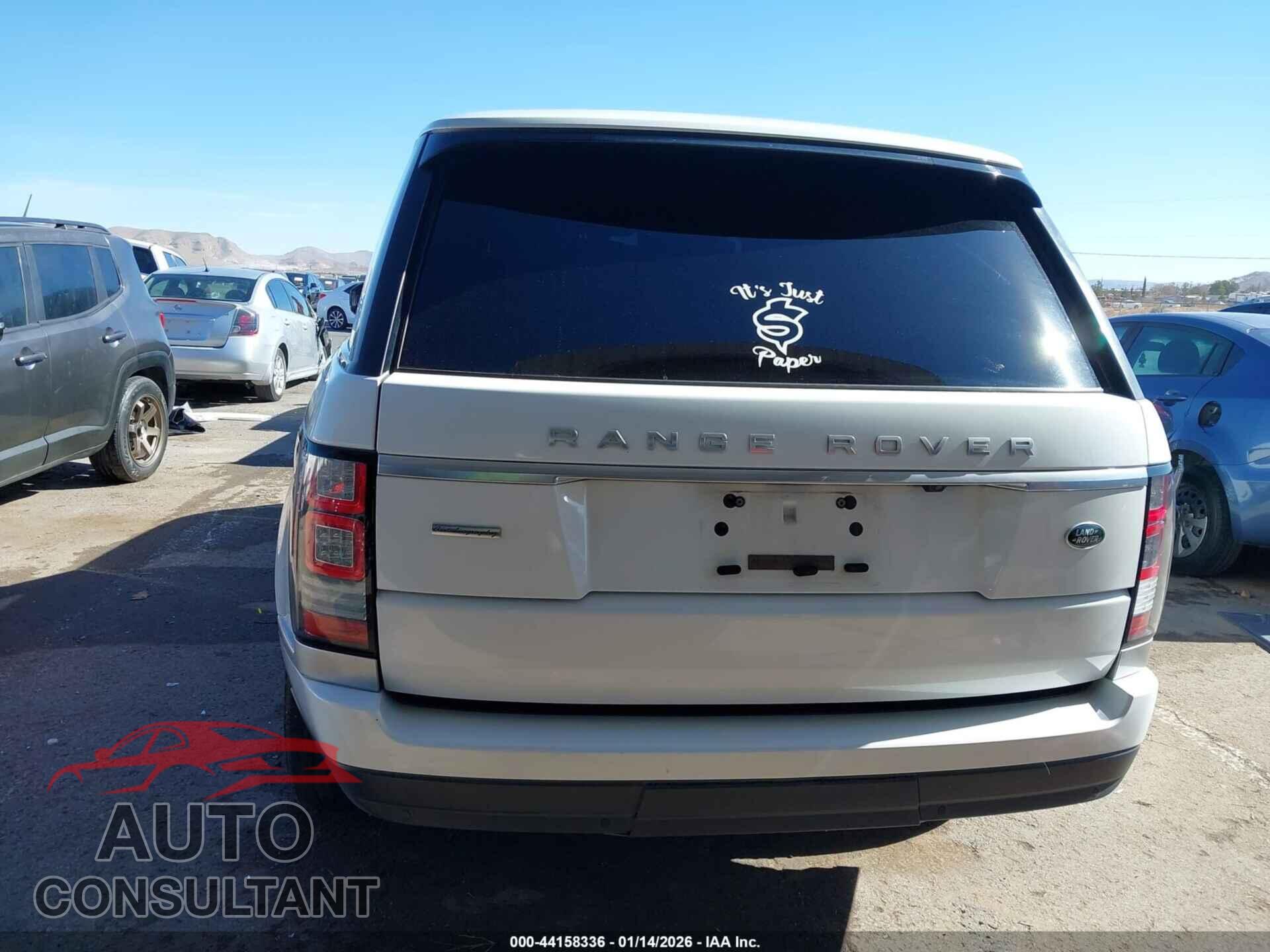LAND ROVER RANGE ROVER 2014 - SALGS3TF0EA195361