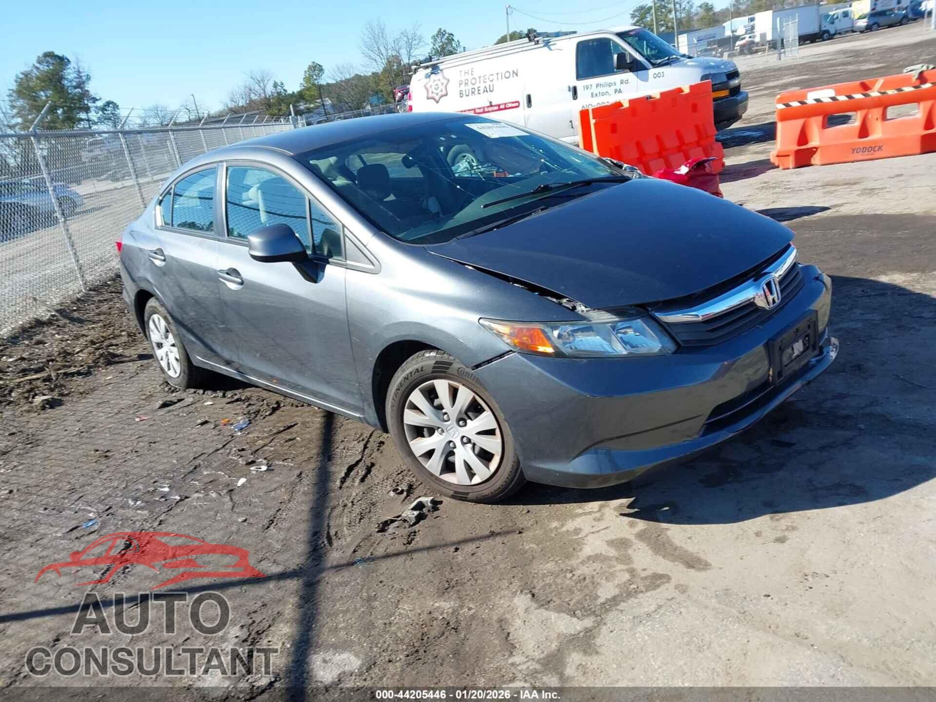 HONDA CIVIC 2012 - 19XFB2F55CE069040