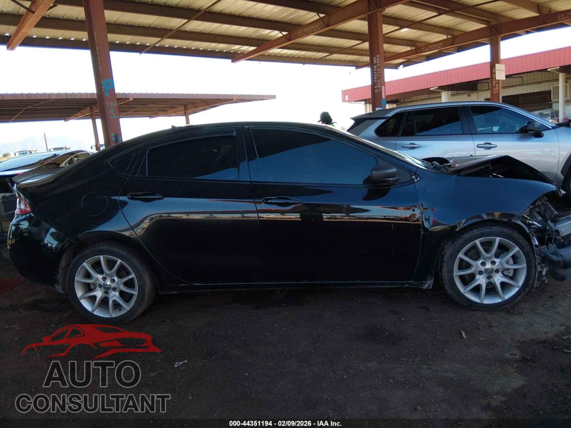 DODGE DART 2015 - 1C3CDFBB2FD352103