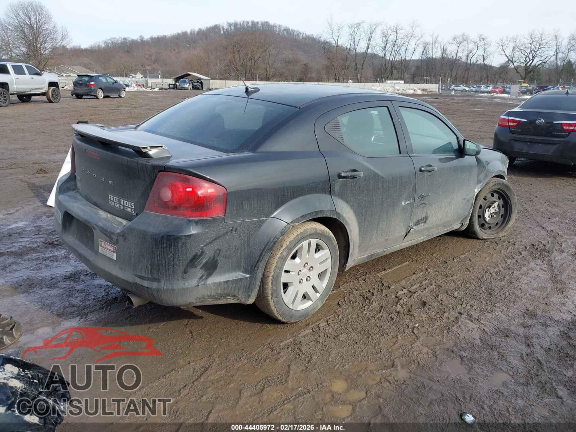 DODGE AVENGER 2013 - 1C3CDZCB1DN715966
