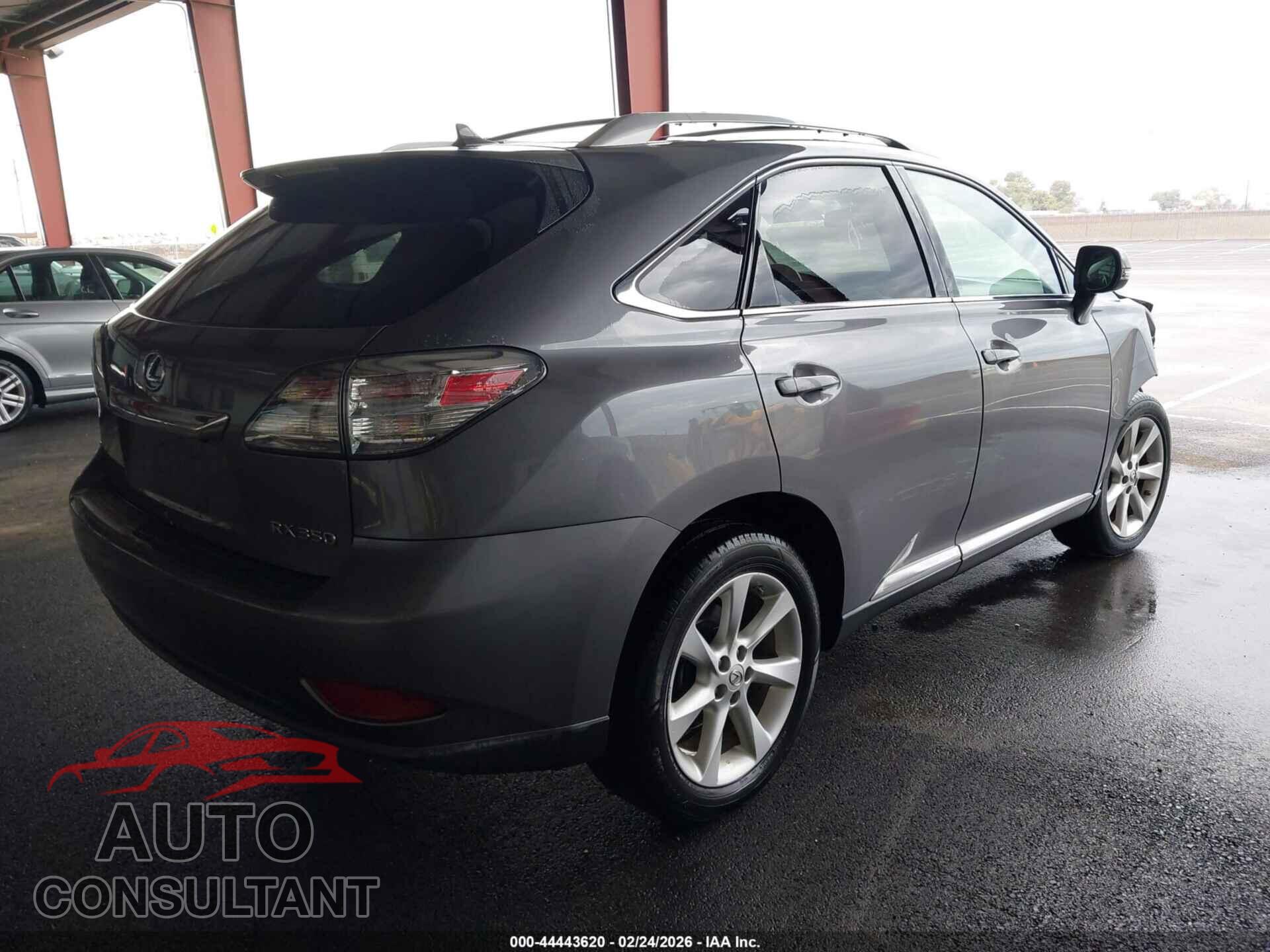 LEXUS RX 350 2012 - 2T2ZK1BA8CC067058
