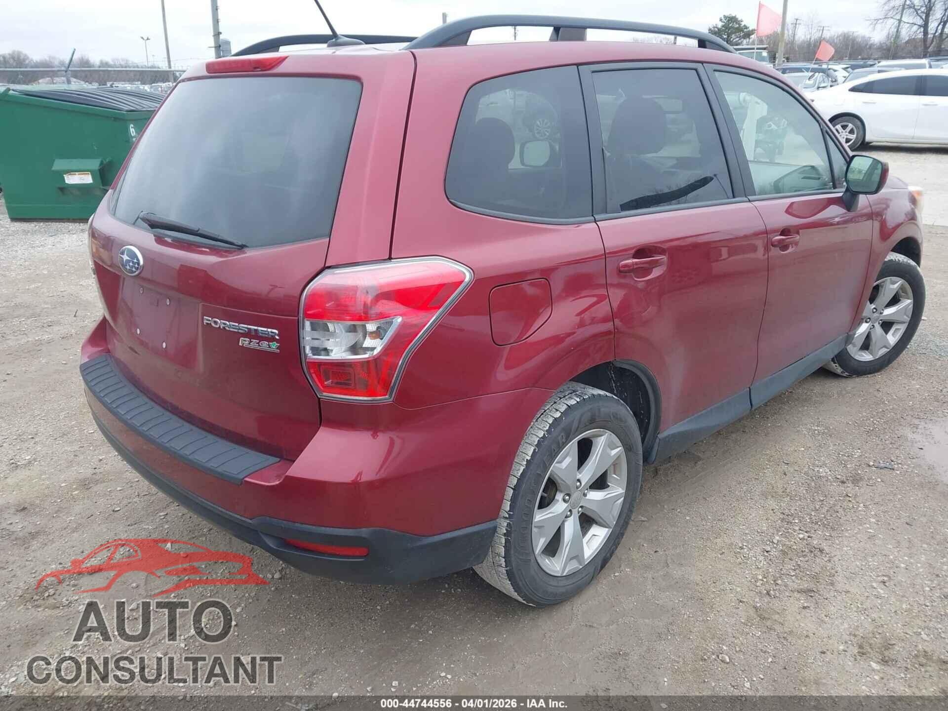 SUBARU FORESTER 2015 - JF2SJAGC1FH520747