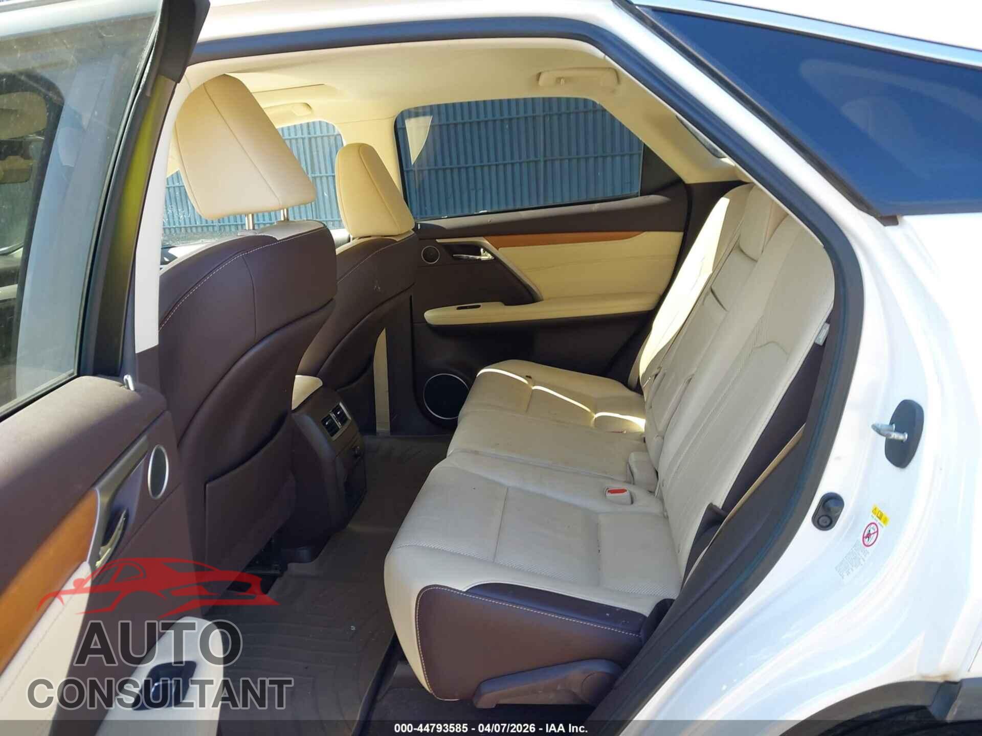LEXUS RX 350 2017 - 2T2BZMCA2HC062832