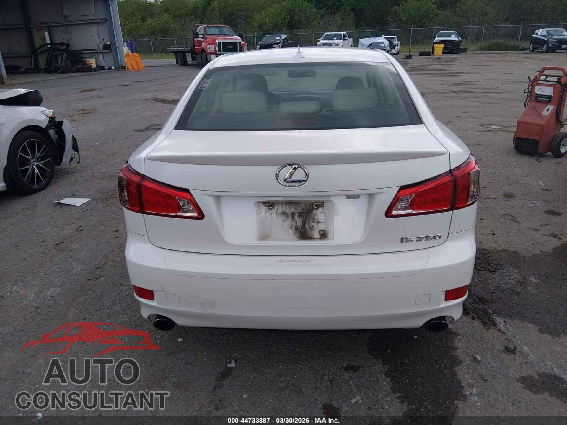 LEXUS IS 250 2012 - JTHBF5C26C5180673