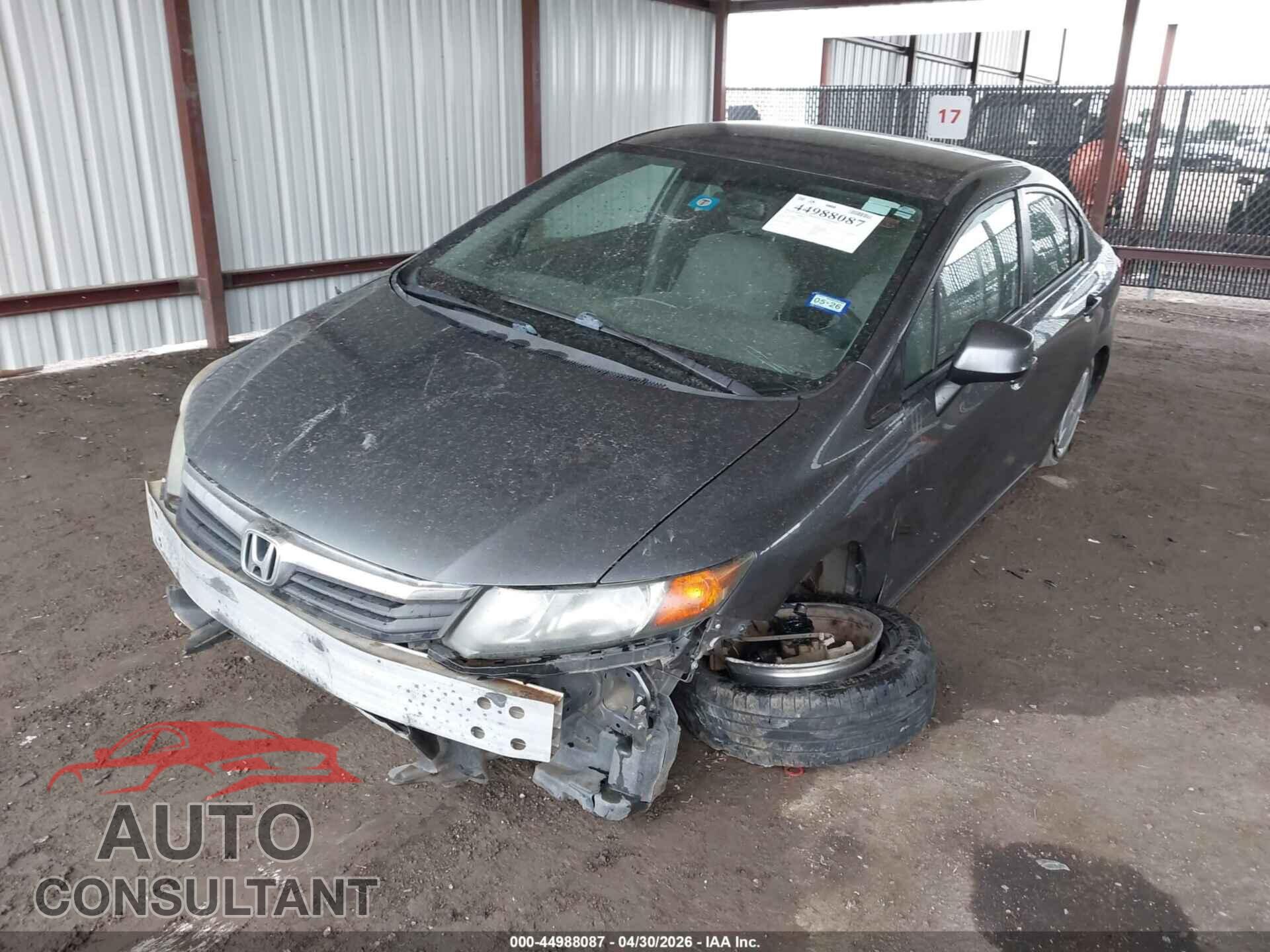 HONDA CIVIC 2012 - 2HGFB2F67CH315567