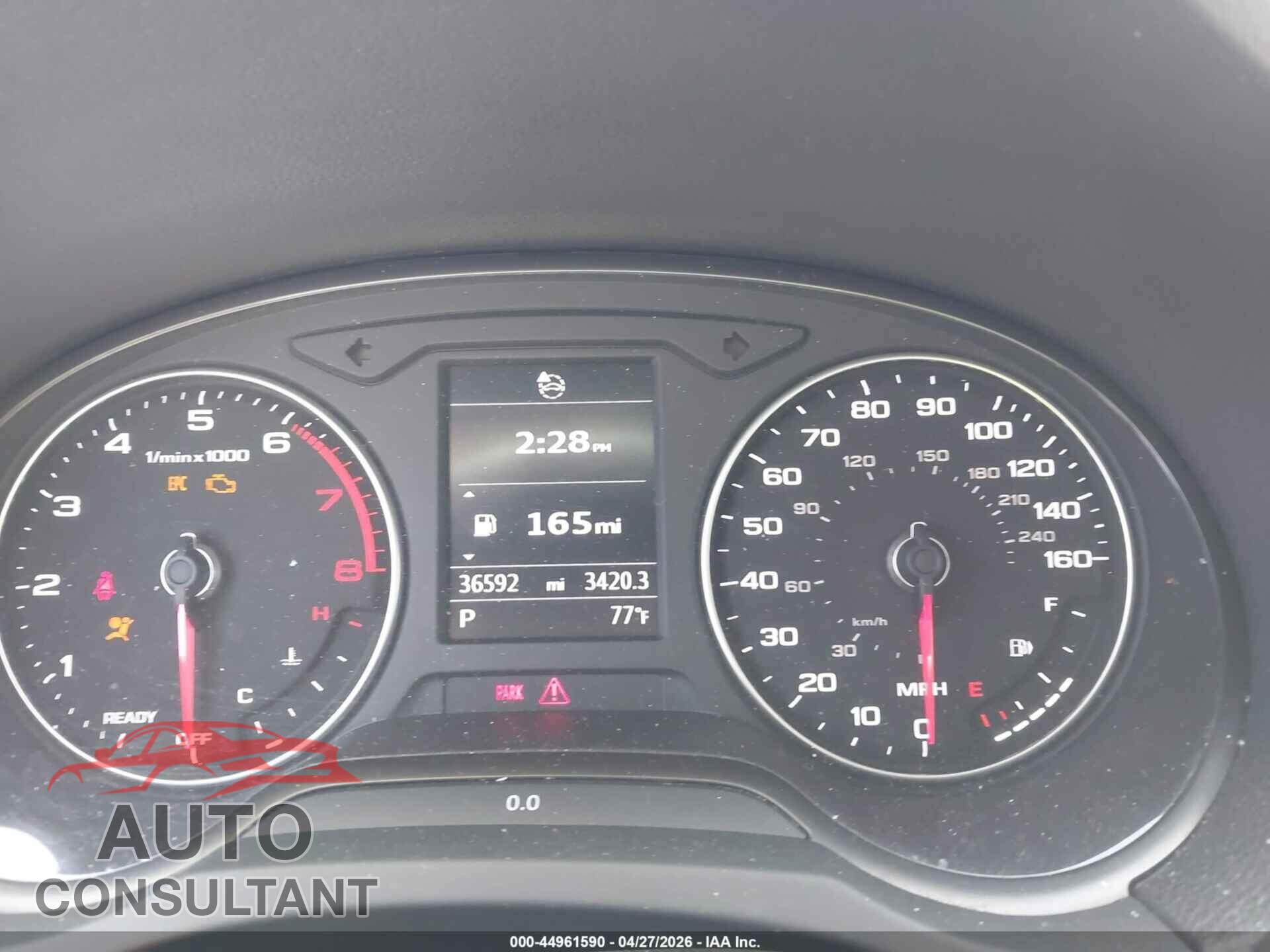 AUDI A3 2018 - WAUB8GFFXJ1061564