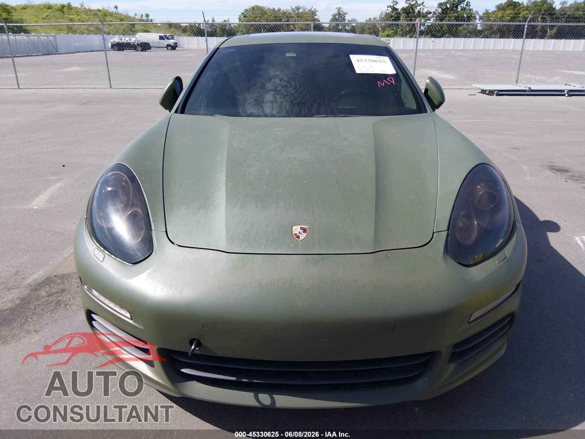 PORSCHE PANAMERA 2015 - WP0AA2A71FL001495