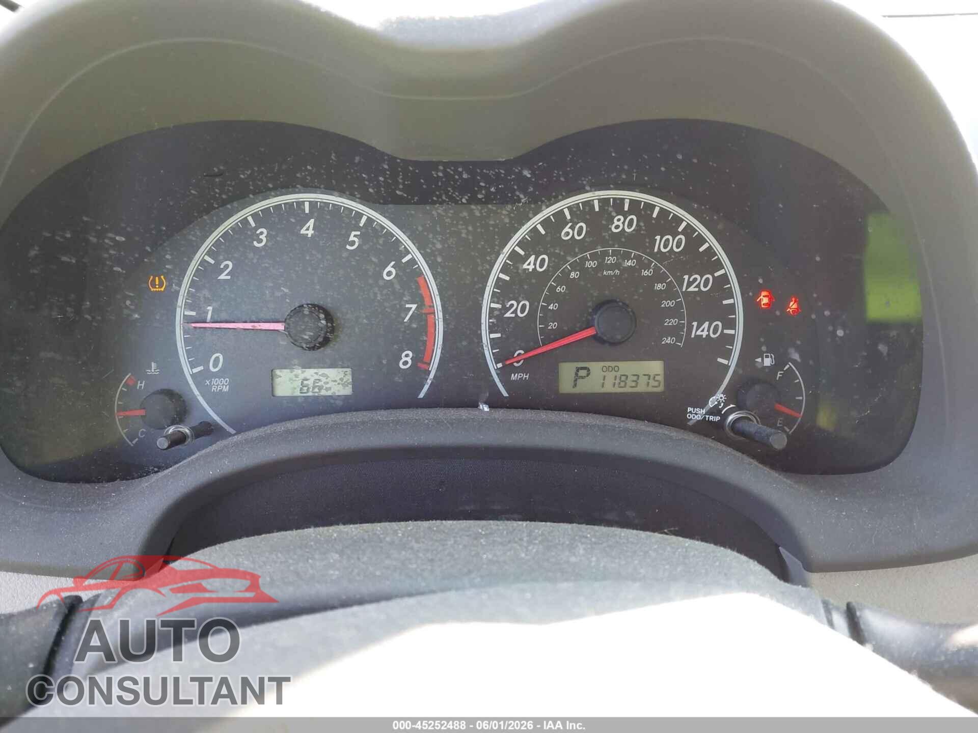 TOYOTA COROLLA 2010 - 2T1BU4EEXAC368007