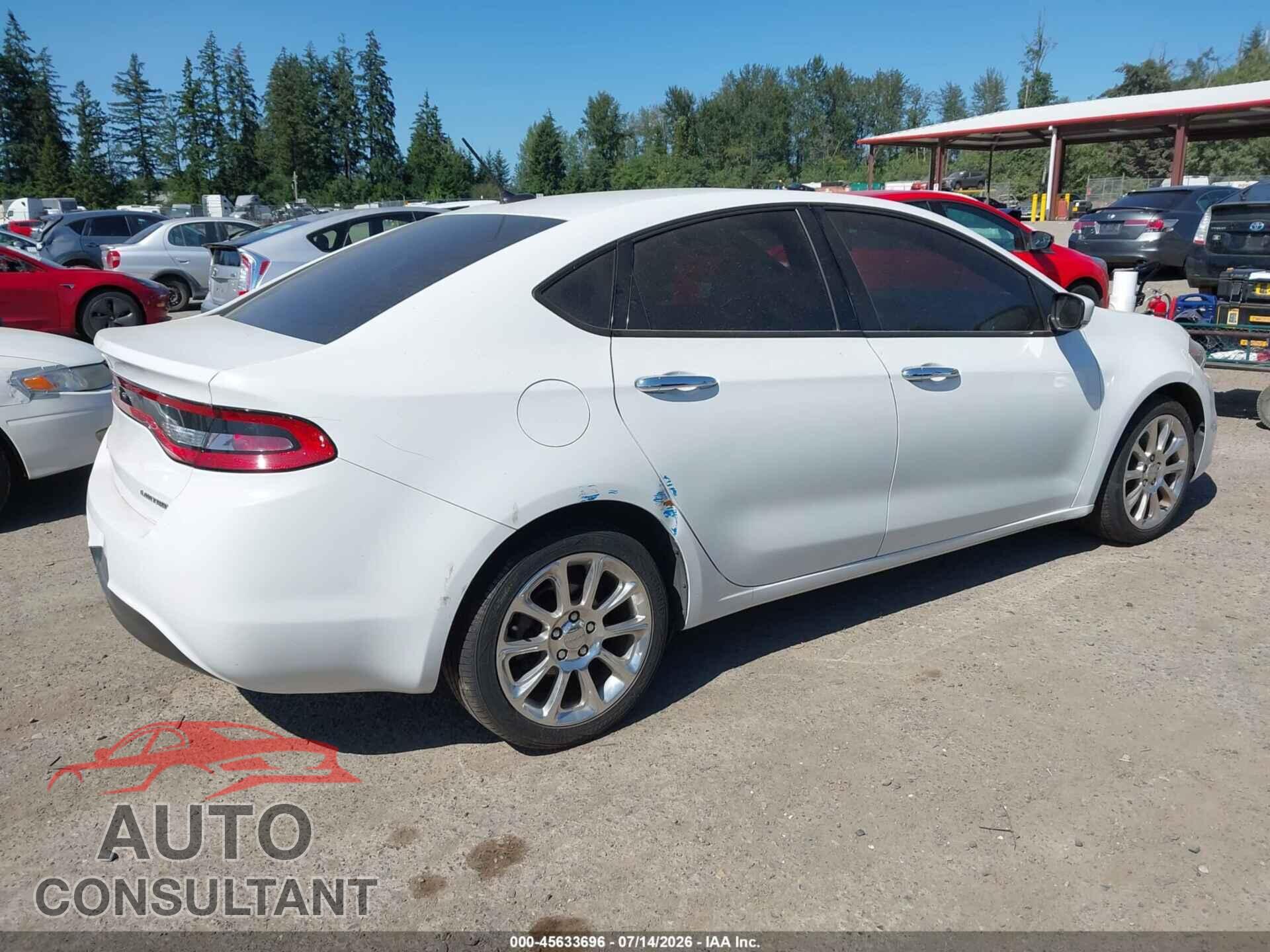 DODGE DART 2013 - 1C3CDFCA9DD204548